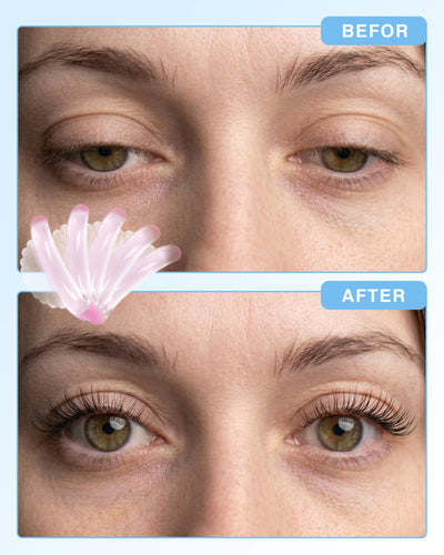 Shields Lash Lift Pads Rods- Obeyalash Lash Lift Shields Eyelash Curling, 5 Sizes Silicone Self-Adhesive, Reusable Lash Lift Pads with Brushes for Sensitive Eyes, DIY & Professional Use (01)