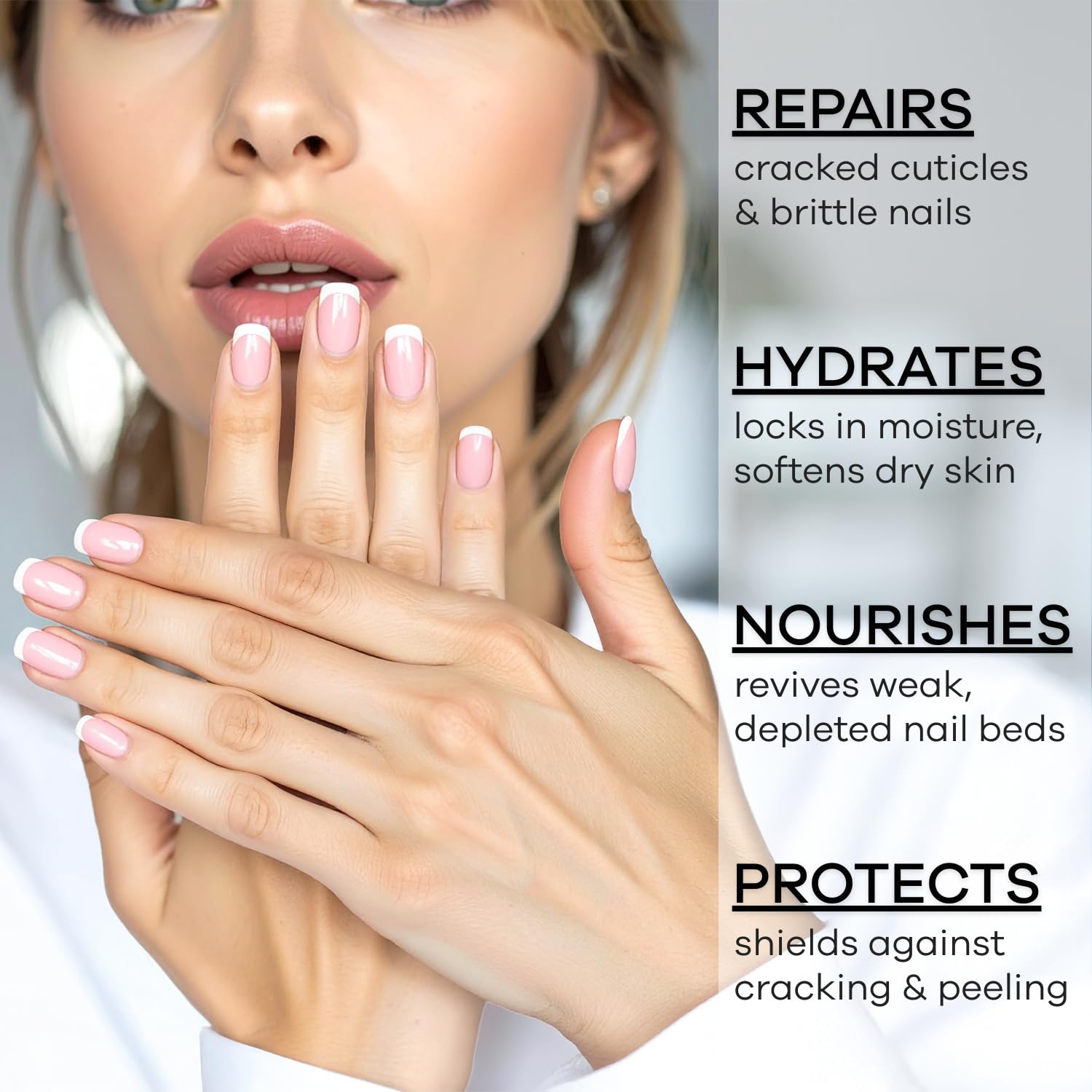Ellie Chase Moisturizing Cuticle & Nail Care Oil 2.3 Fl Oz - Vanilla Scented – Infused with Jojoba Oil, Aloe, Vitamin E – Nail & Cuticle Hydration, Repair, Moisturizer, Strengthener, Growth
