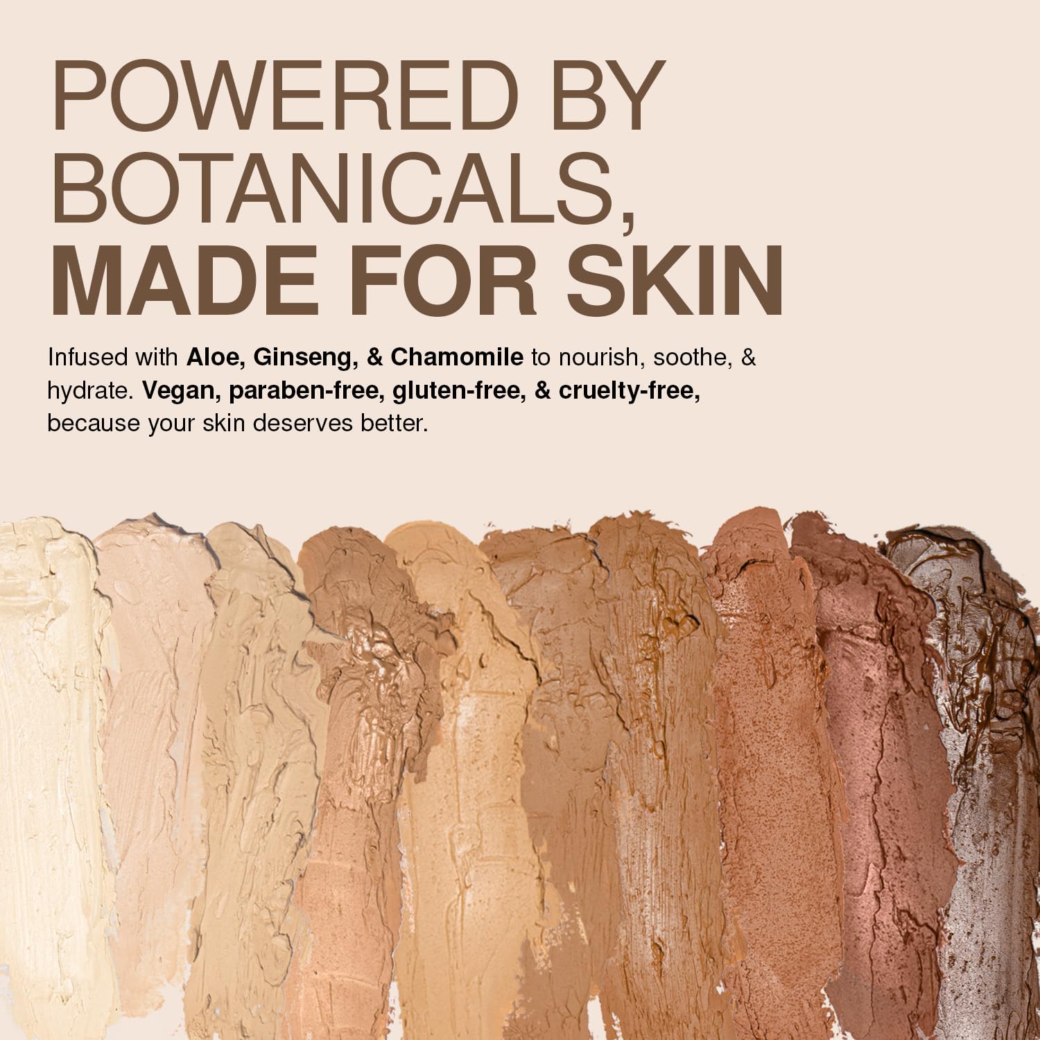 Palladio BUILD & BLEND Foundation Stick, Medium Coverage Buildable Contour Stick for Face, Ultra Blendable Creamy Formula for a Natural Shine Free Finish, Professional Makeup, 0.25 Ounce (Almond)