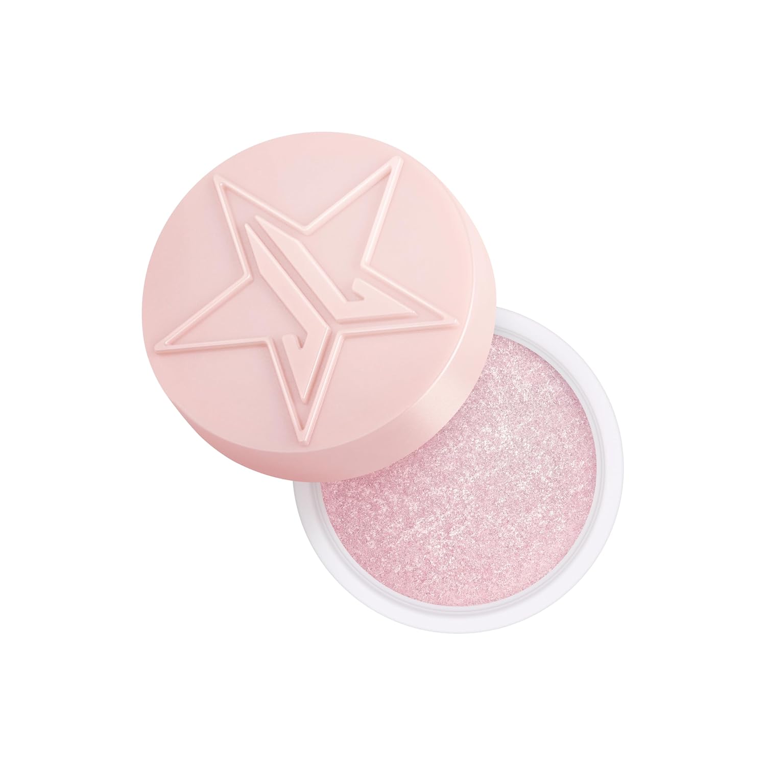Jeffree Star Cosmetics Eye Gloss Powder, Wet-Powder Eyeshadow, High-Intensity Glass Effect, Brilliant Pearls, 0.16 oz, 4 Colors (Taffy Frost)