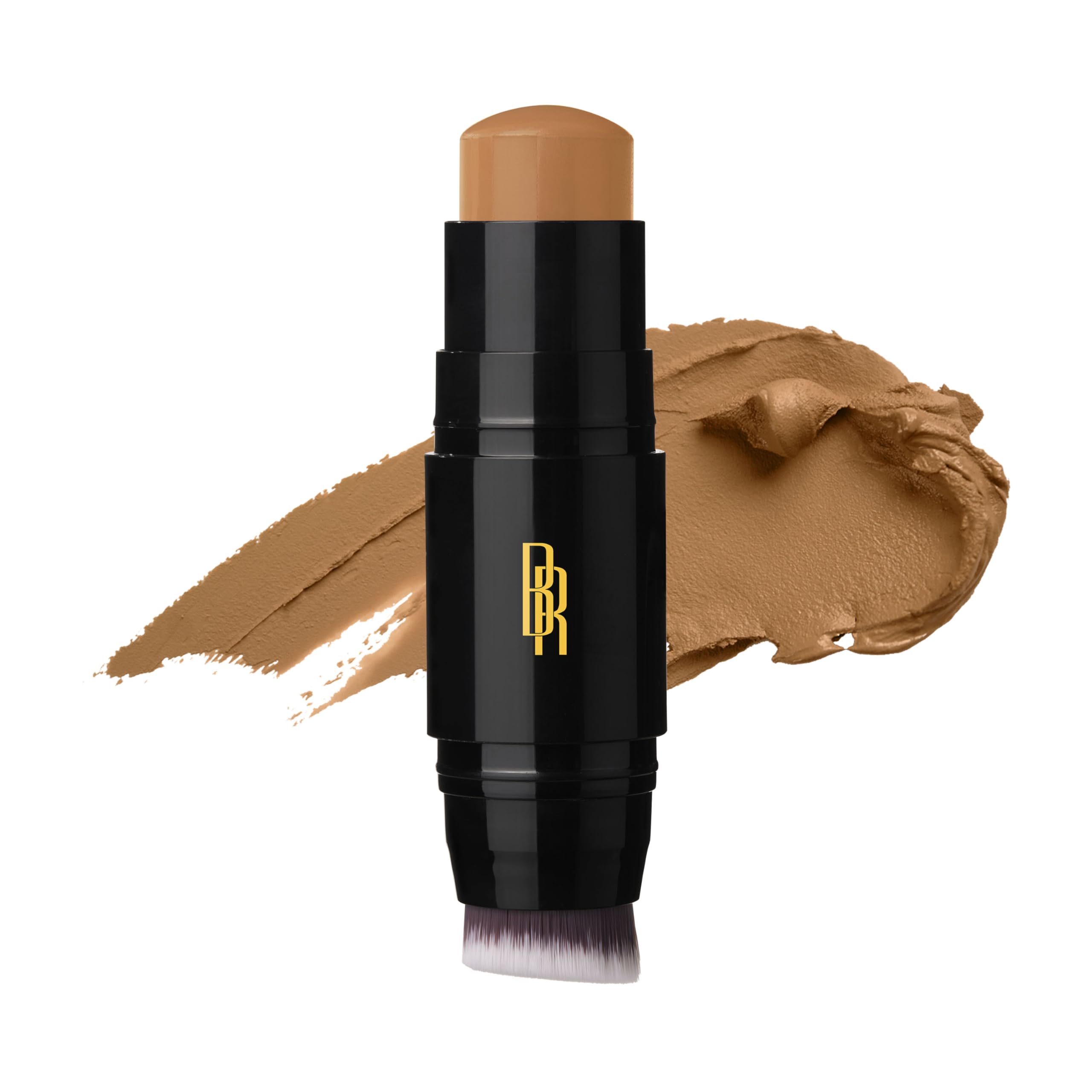 Black Radiance Color Perfect Foundation Stick with Soft Brush Applicator Duo – Buildable, Blendable Versatile Pigment-Rich Formula - Beautiful Bronze