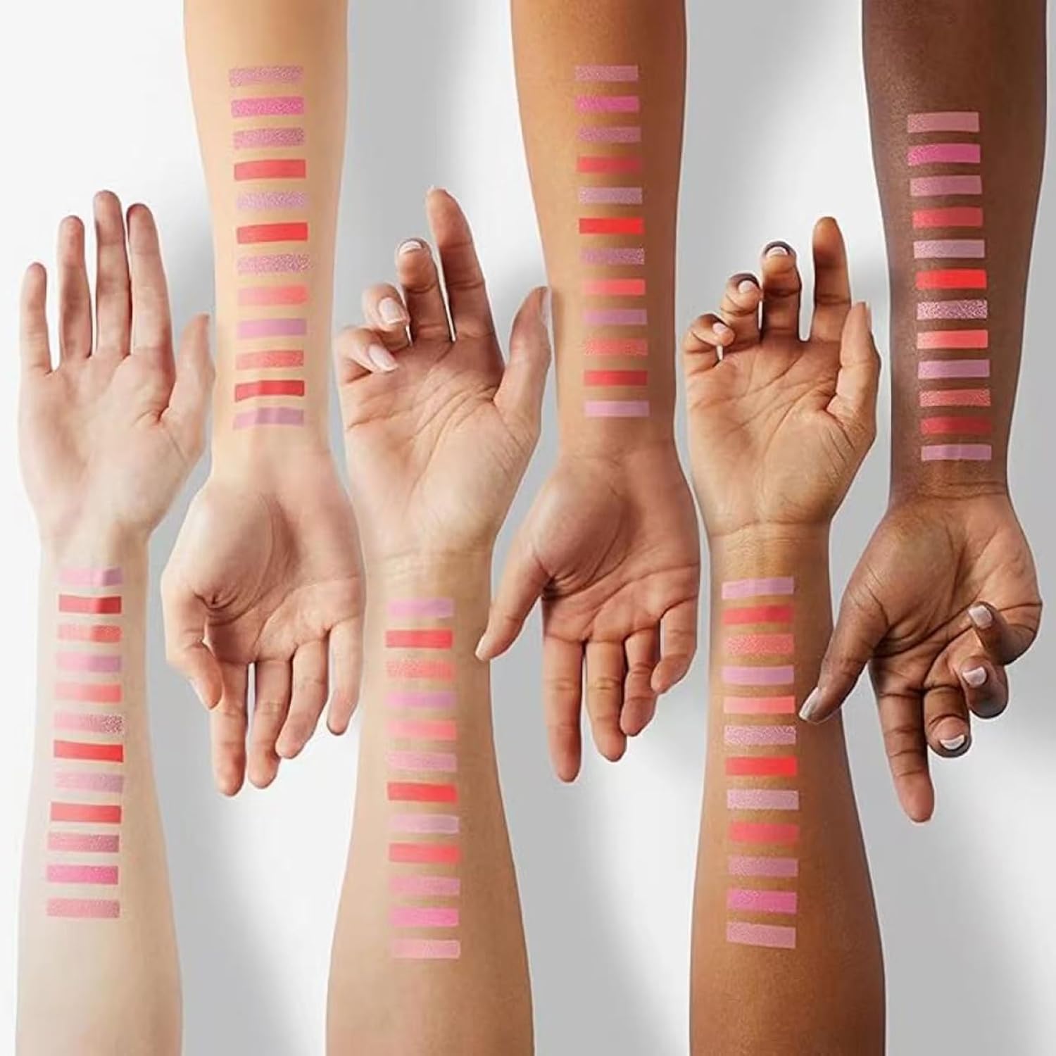 K'APEINE Red Eyeshadow Palette, Matte Glitter Metallic Eye Shadow Palette 16 Colors Pigmented Pink Eye Makeup Red Goth Eyeshade Kit for Halloween Parties, Joker Vampire Clown Makeup