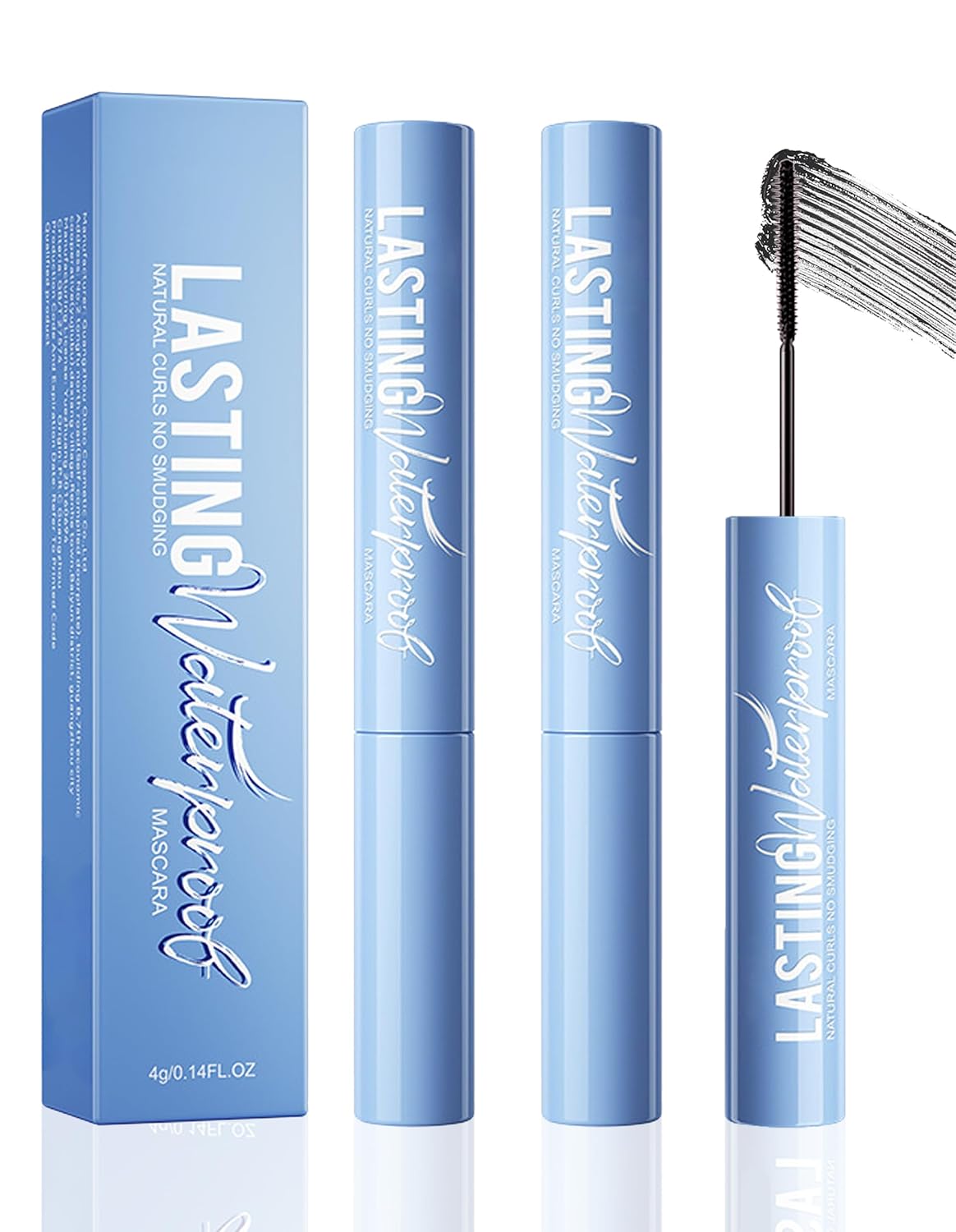 Black Mascara for Fine Short Lashes & Older Women – Smudge-Proof, Clump-Free, Natural Curling, Ultra-Fine Brush Take Care Of Every Tiny Eyelash, Quick-Drying, Easy Removal