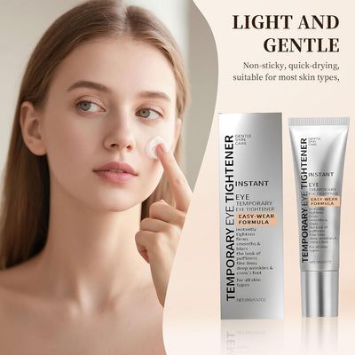 Perfection Eye Tightener - Instant Firming Primer with Hyaluronic Acid & Vitamin E, Easy-Wear Formula for Ultimate Lift & Smooth Finish, Hydrates & Refreshes Tired Eyes 0.67oz With a brush(1pc)