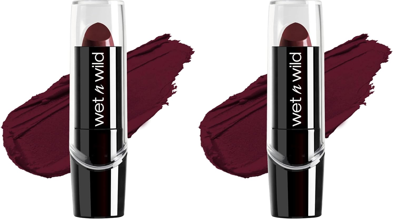 wet n wild Silk Finish Lipstick, Hydrating Rich Buildable Lip Color, Formulated with Vitamins A,E, & Macadamia for Ultimate Hydration, Cruelty-Free & Vegan - Just Garnet