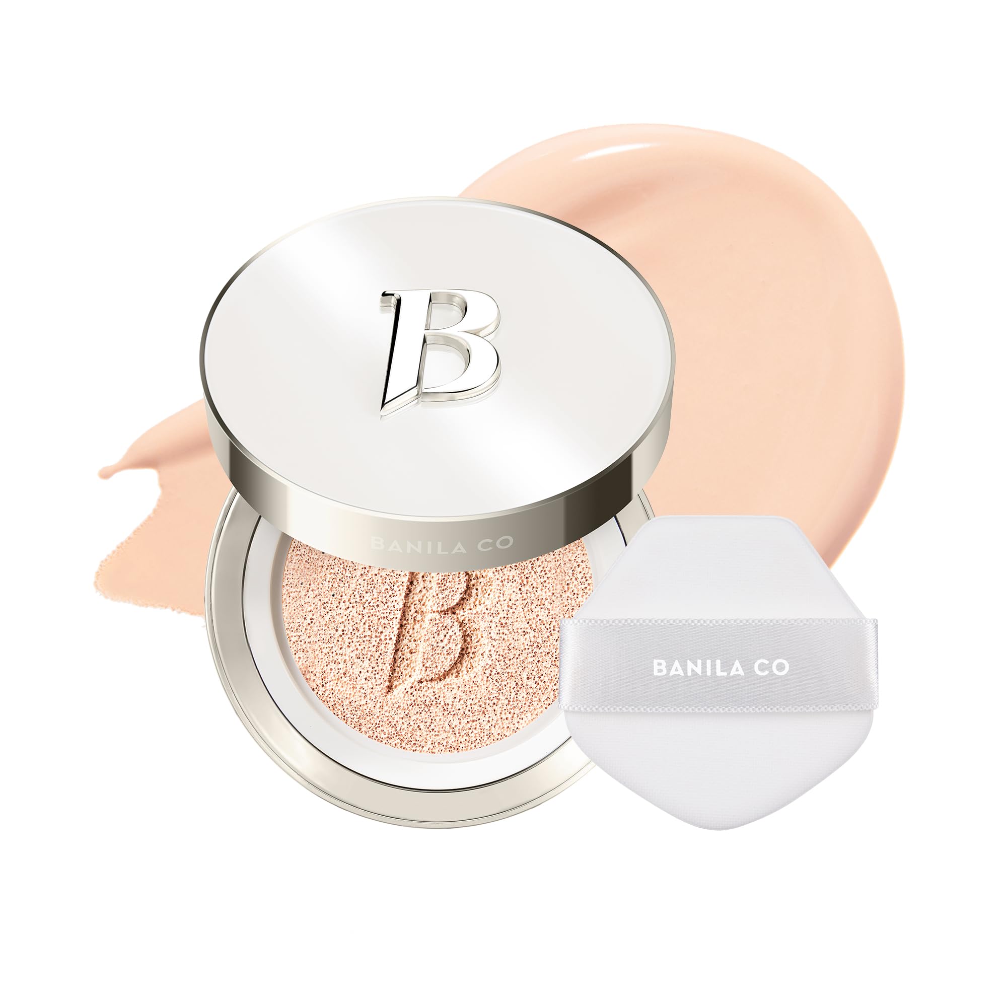BANILA CO Covericious Ultimate Cover Cushion | Pore Blurring & Seamless Finish | Up to 100HR Long-Wear Matte Foundation | 20 Inclusive Shades | Korean Cushion Foundation (14g / 0.49 oz), 21C ROSE