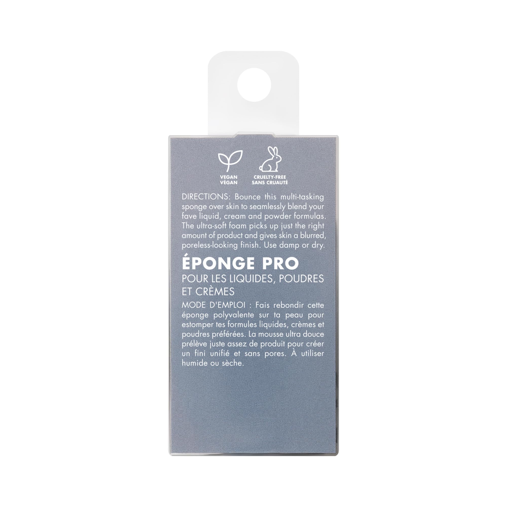 e.l.f. Bounce & Blur Pro Sponge, Multi-Use Makeup Blending Sponge for Cream, Liquid & Powder Formulas, Creates A Blurred Finish, Vegan & Cruelty-Free