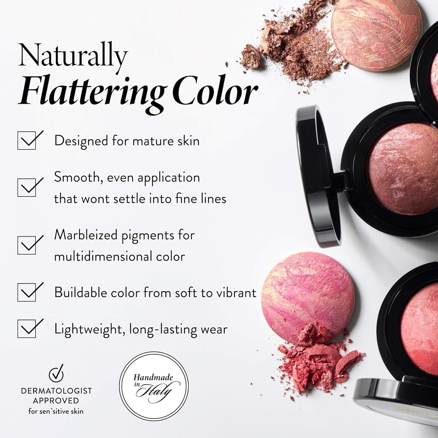 LAURA GELLER NEW YORK Baked Blush-n-Brighten Baked to Go - Pink Buttercream - Travel Size Blush