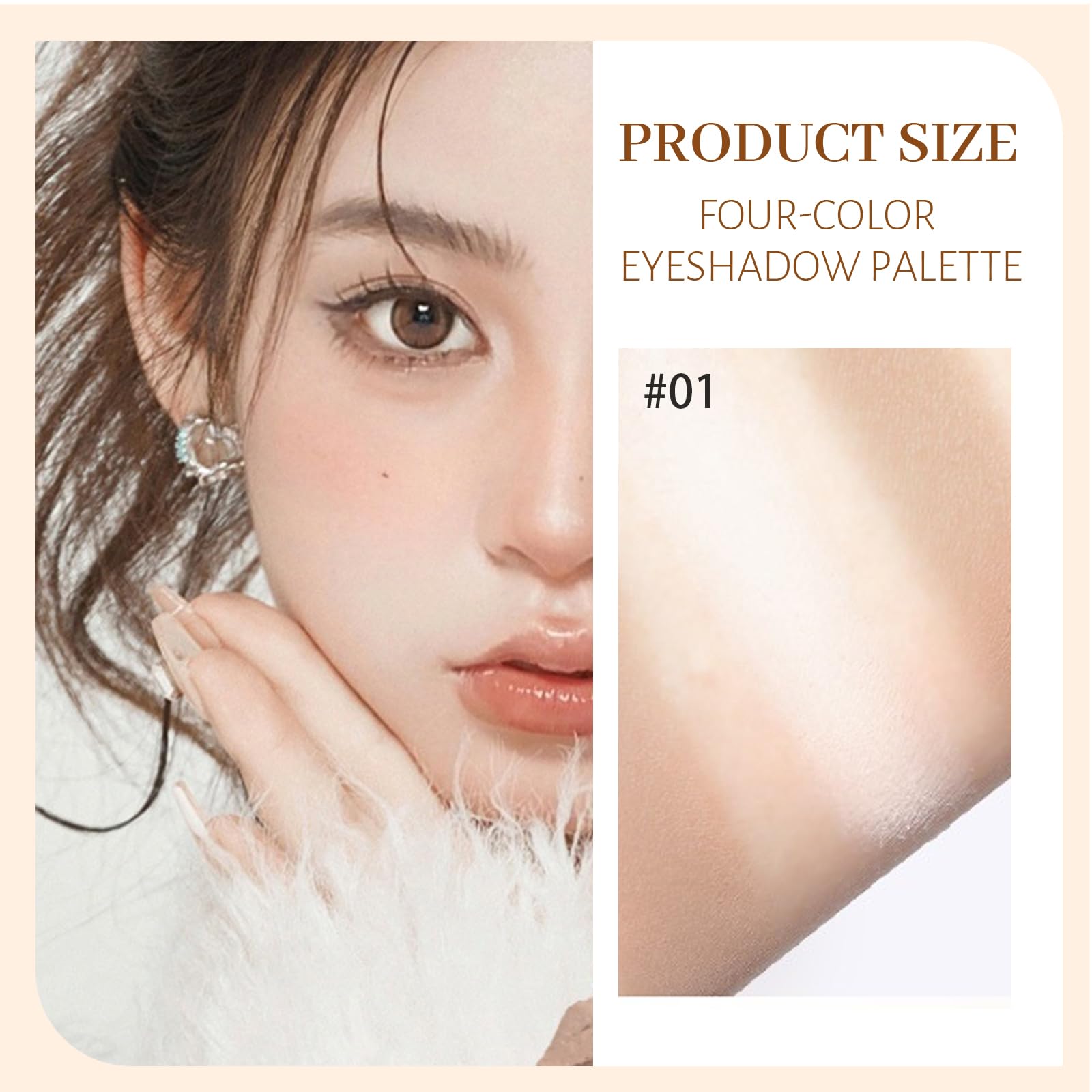 YiGuMy Face & Body Contour Palette - Highlighter Makeup Powder Stick with Glow Bronzer, Blush & Shimmer Cream, Korean Natural Glow, Gold/Silver/Vintage Non-Greasy Skin Tone (V1 Coconut Milk)