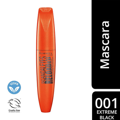 Rimmel Scandaleyes Mascara, Extreme Black, 12mL (0.41 Fl Oz), Pack of 2