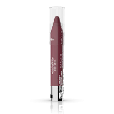 Neutrogena MoistureSmooth Color Stick for Lips, Moisturizing and Conditioning Lipstick with a Balm-Like Formula, Nourishing Shea Butter and Fruit Extracts, 80 Rich Raisin,.011 oz