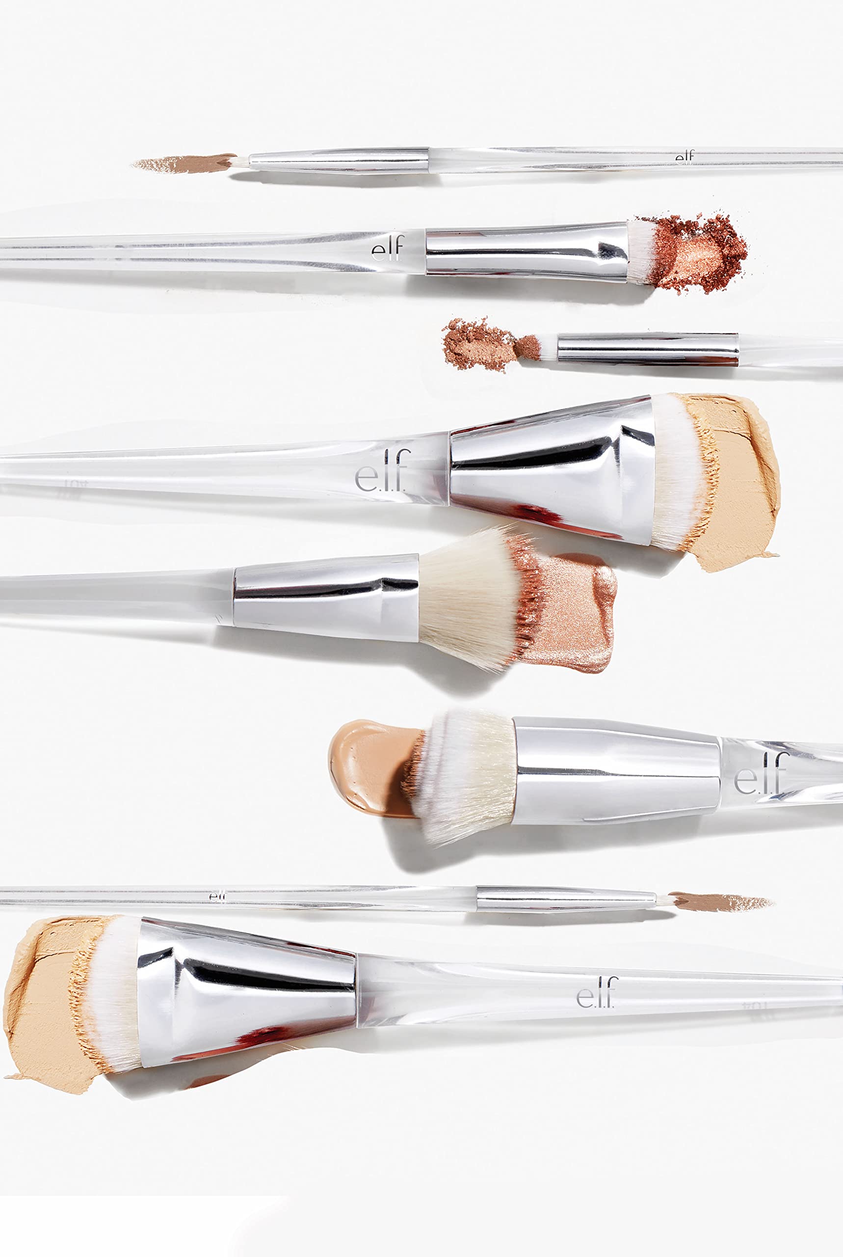 e.l.f. Precision Sculpting Brush, Makeup Brush For Easily Contouring & Sculpting Your Face, Made With Synthetic Bristles, Vegan & Cruelty-Free