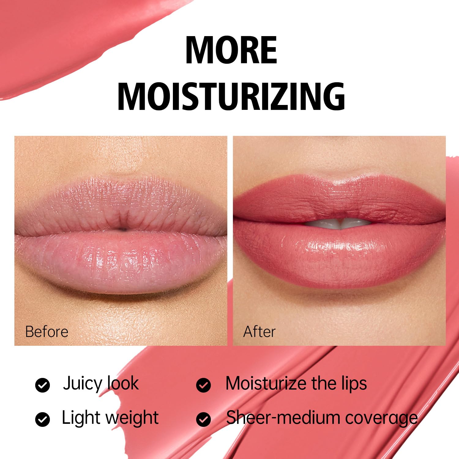 MAKI YIKA Moisture Berry Red Lipstick for Women Hydrate Tinted Lip Balm for Mother's Day Dry Cracked Lips Sheer Lipstick Lip Tinted Glossy Finish,MA057 Yummy Berry