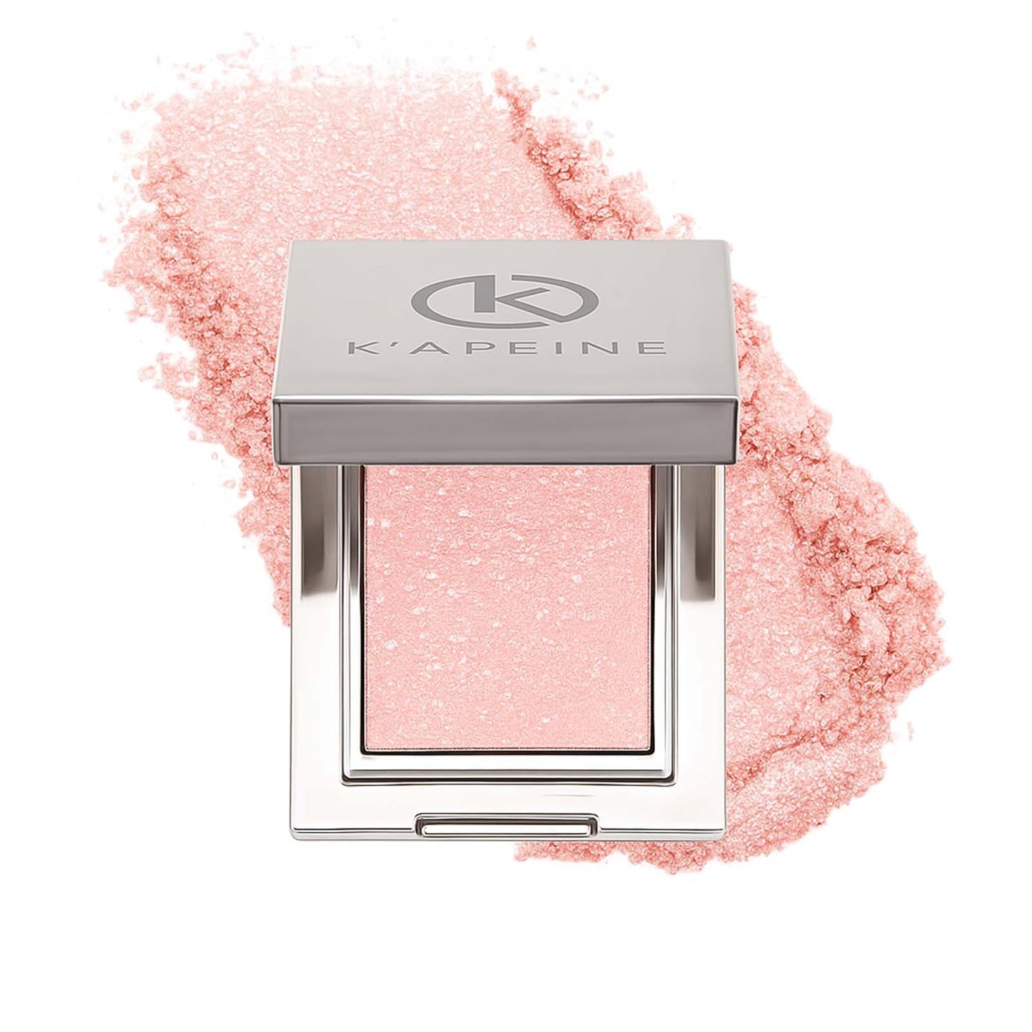 K'APEINE Purple Glitter Eyeshadow, Single Shimmer Eyeshaow Highlighter Sparkling Metallic Makeup Palette High Pigment Eye Shade Blendable Waterproof for Everyday Special Occasions (0.141 oz)-08#