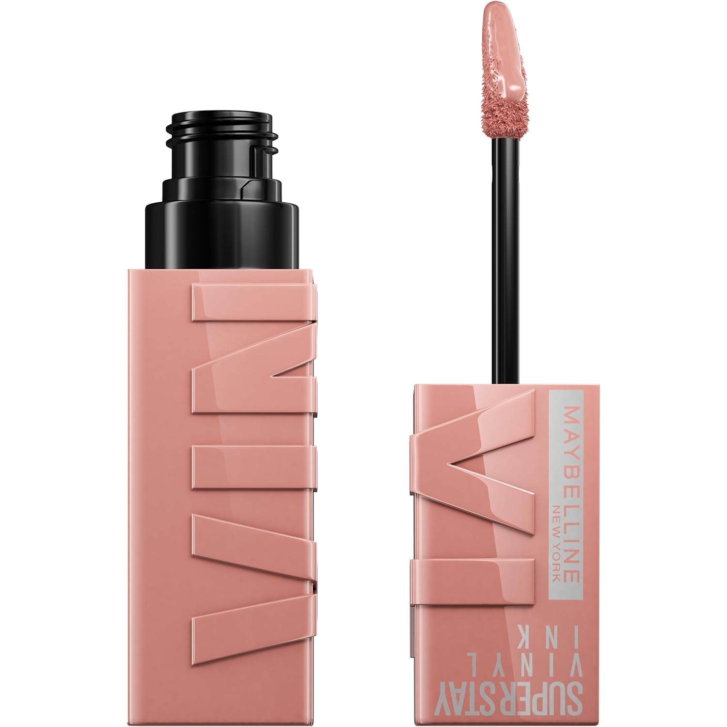 Maybelline Super Stay Vinyl Ink Longwear No-Budge Liquid Lipcolor Makeup, Highly Pigmented Color and Instant Shine, Royal, Deep Wine Red Lipstick, 0.14 fl oz, 1 Count
