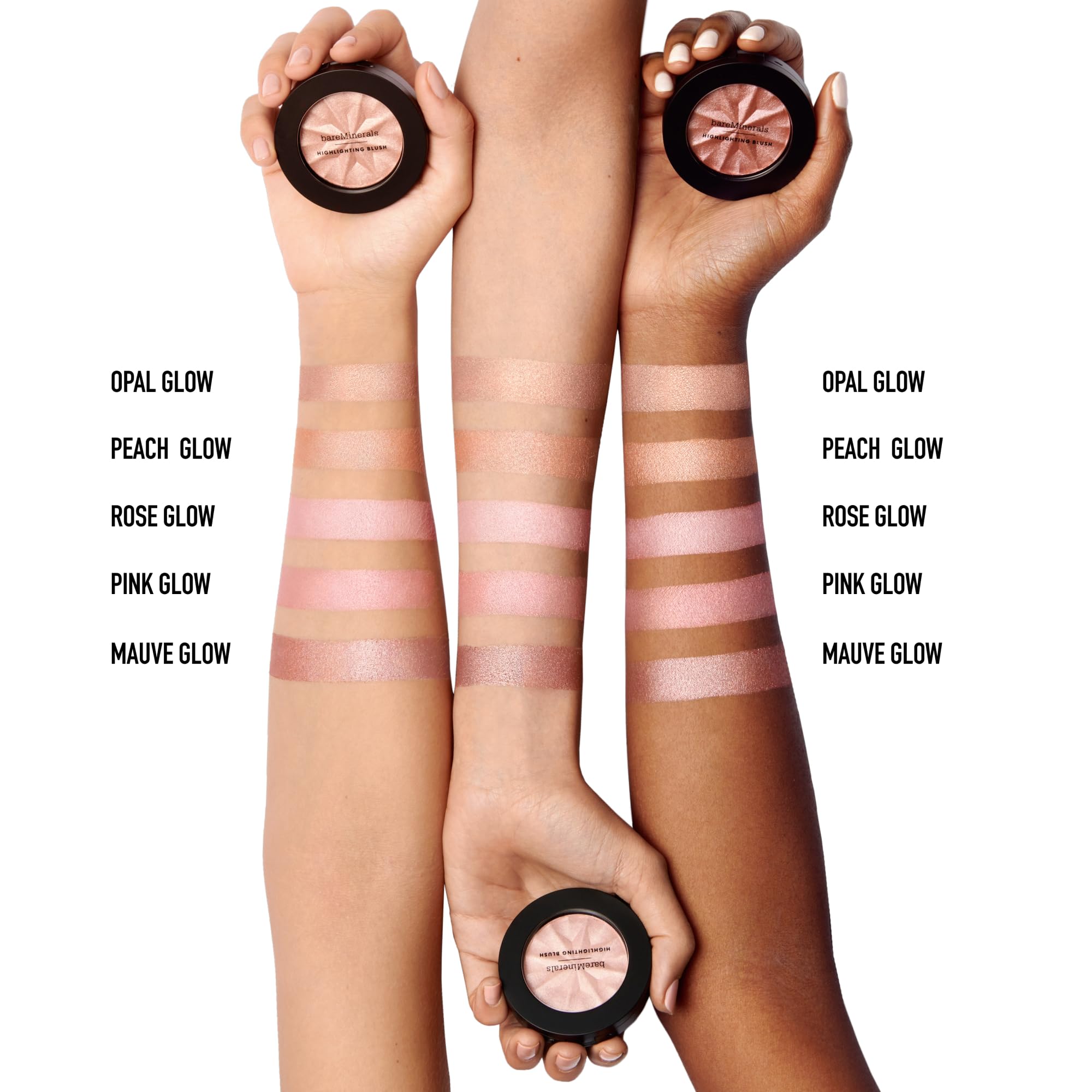 bareMinerals Gen Nude Highlighting Blush, Rose Glow, Vegan, Cruelty-Free & Dermatologist-Tested