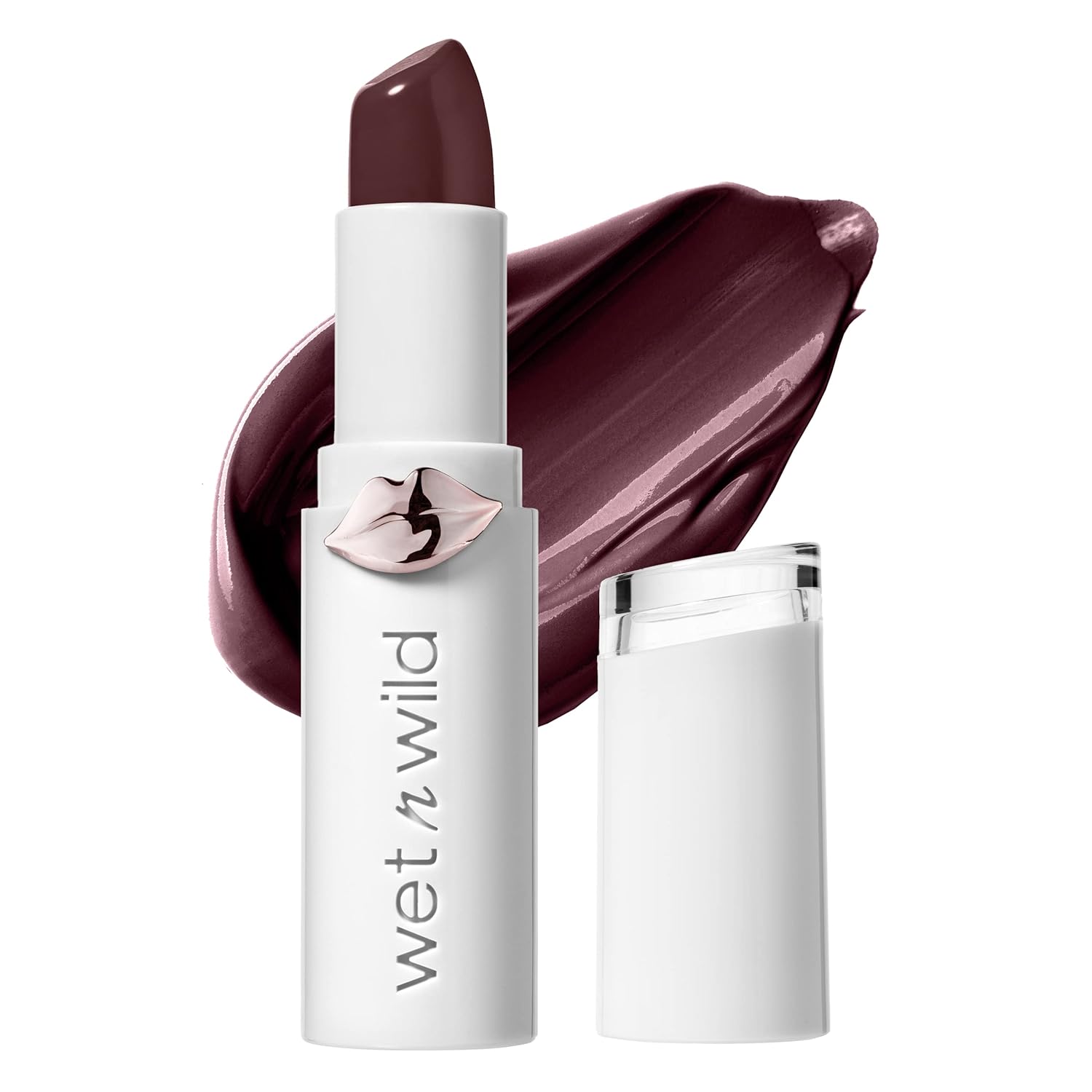wet n wild Mega Last High-Shine Lipstick Lip Color, Infused with Seed Oils For a Nourishing High-Shine, Buildable & Blendable Creamy Color, Cruelty-Free & Vegan - Pinky Ring