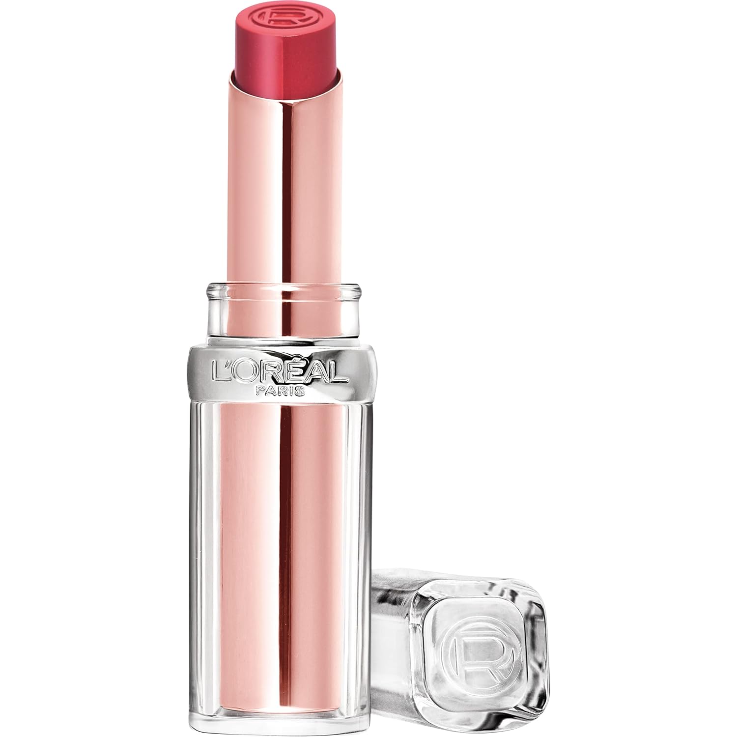 L'Oreal Paris Glow Paradise Hydrating Balm-in-Lipstick with Pomegranate Extract, Nude Heaven, 0.1 Oz
