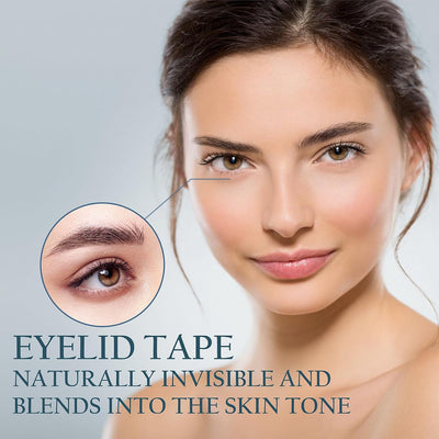 768PCS Eyelid Tape-Eyelid Lifter Strips-Eyelid Tape for Hooded Eyes Invisible-Surgery-Free Instant Eye Lift for Uneven or Single Eyelids, Say Goodbye to Hoods, Sagging Eyelids,Newly Upgraded