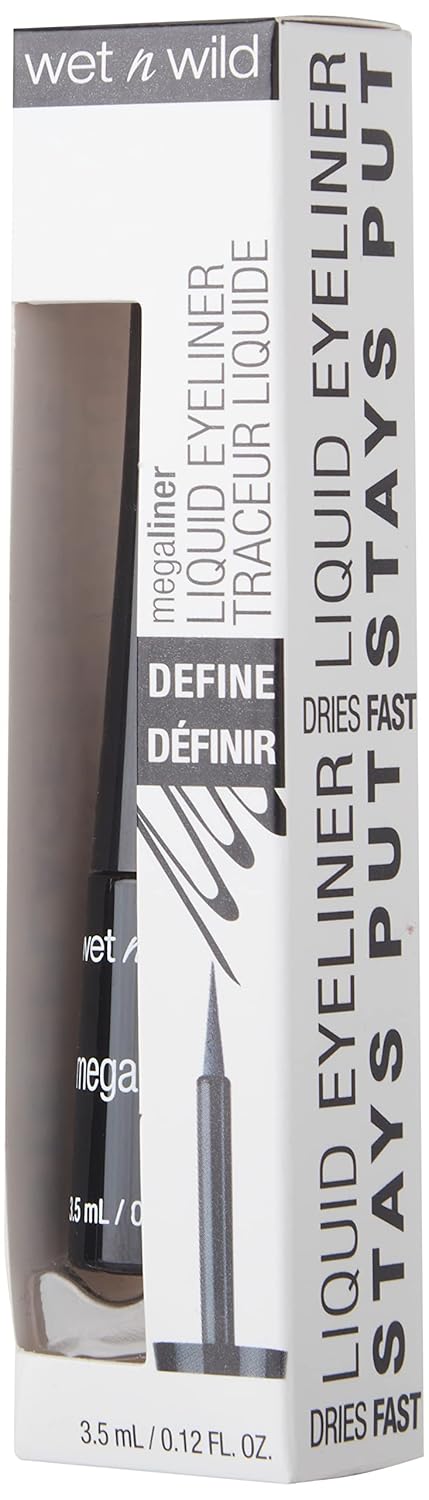 wet n wild MegaLiner Liquid Eyeliner - Black