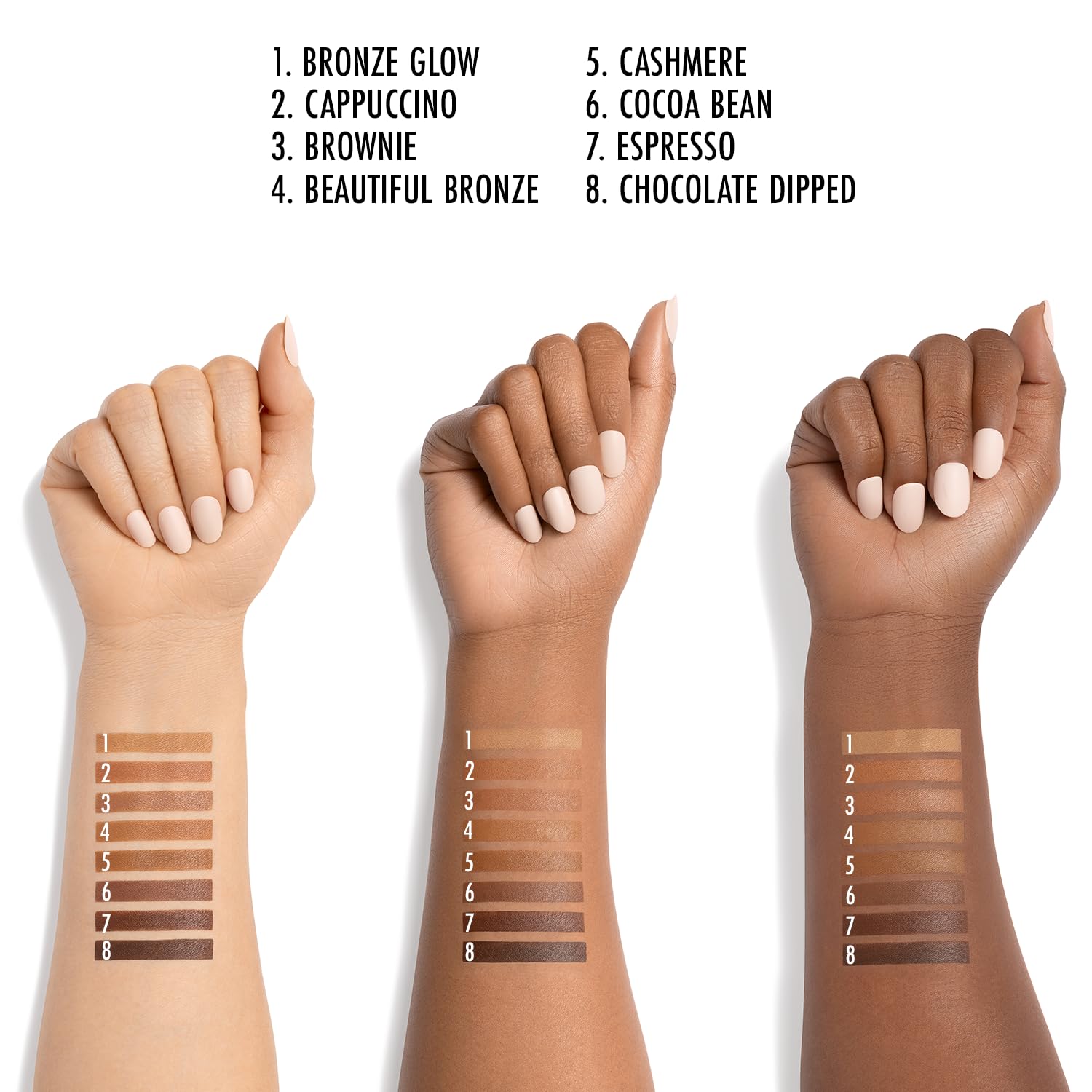 Black Radiance Color Perfect Foundation Stick with Soft Brush Applicator Duo – Buildable, Blendable Versatile Pigment-Rich Formula - Cocoa Bean
