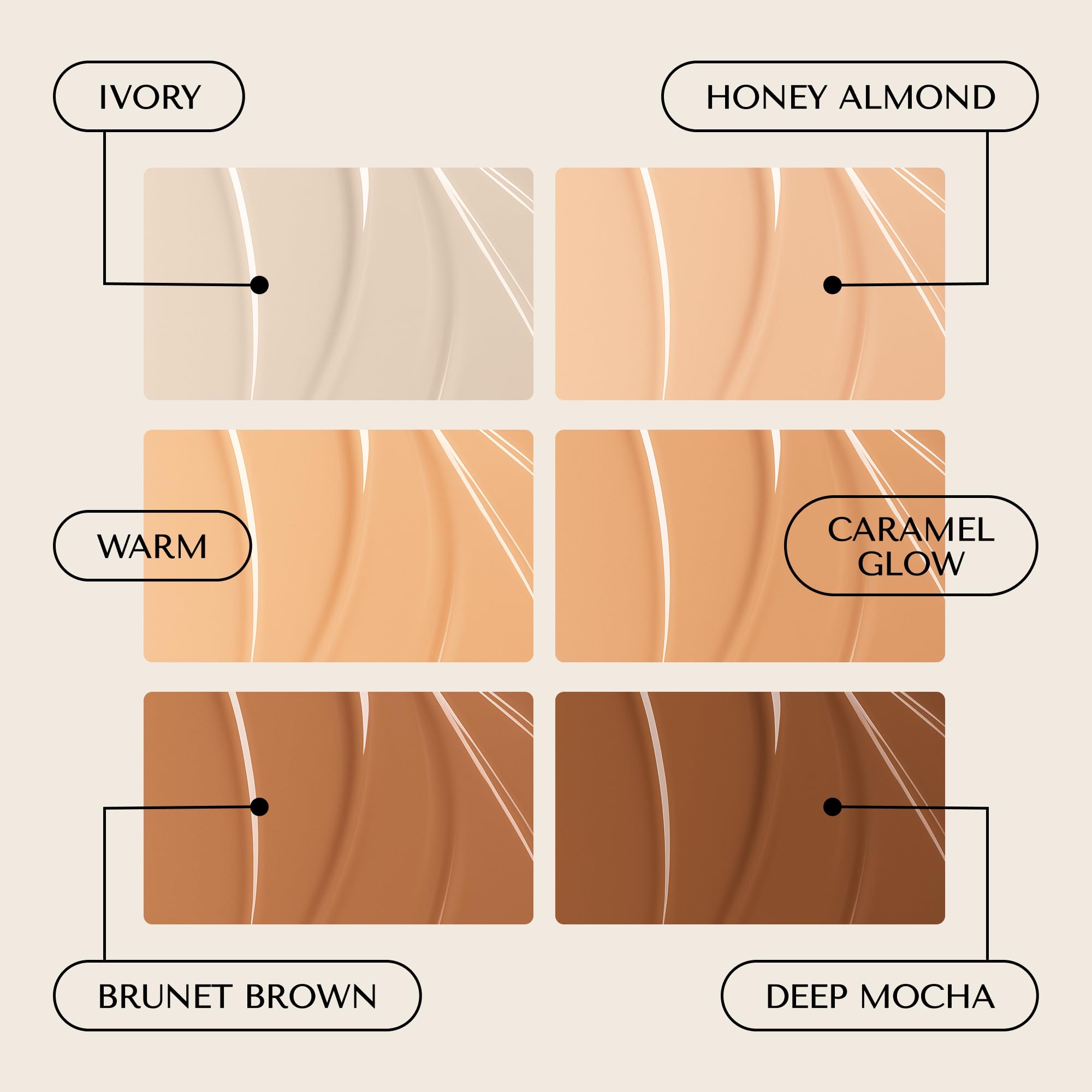 Hush Glow™ Foundation Cushion SPF 30 – Skincare-Infused Lightweight Foundation with Mushroom Applicator for Mature Skin, Hyaluronic Acid & Peptides, Buildable Natural Coverage (Ivory)