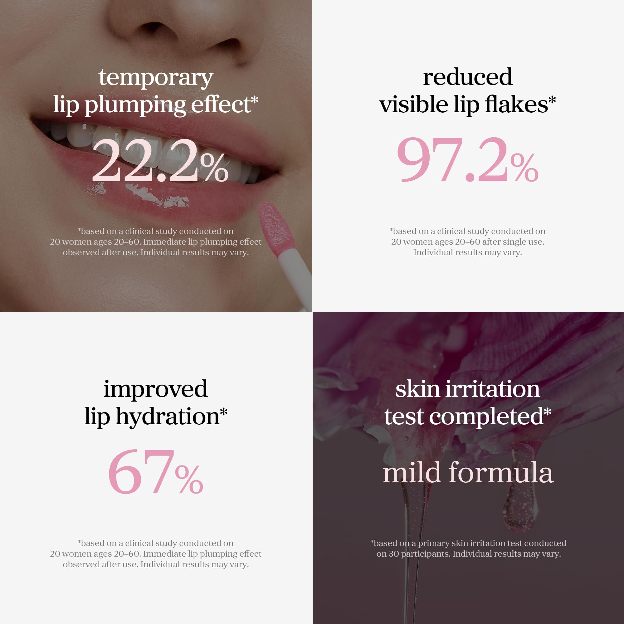 NOONI Korean Lip Oil - Applepeony | Long-Lasting, Moisturizing, Plumping, Revitalizing for Dry Lips, Waterproof, No Peel Off, Hydrating Lip Stain, Stocking Stuffers, Cute Stuff, 0.12 FL Oz