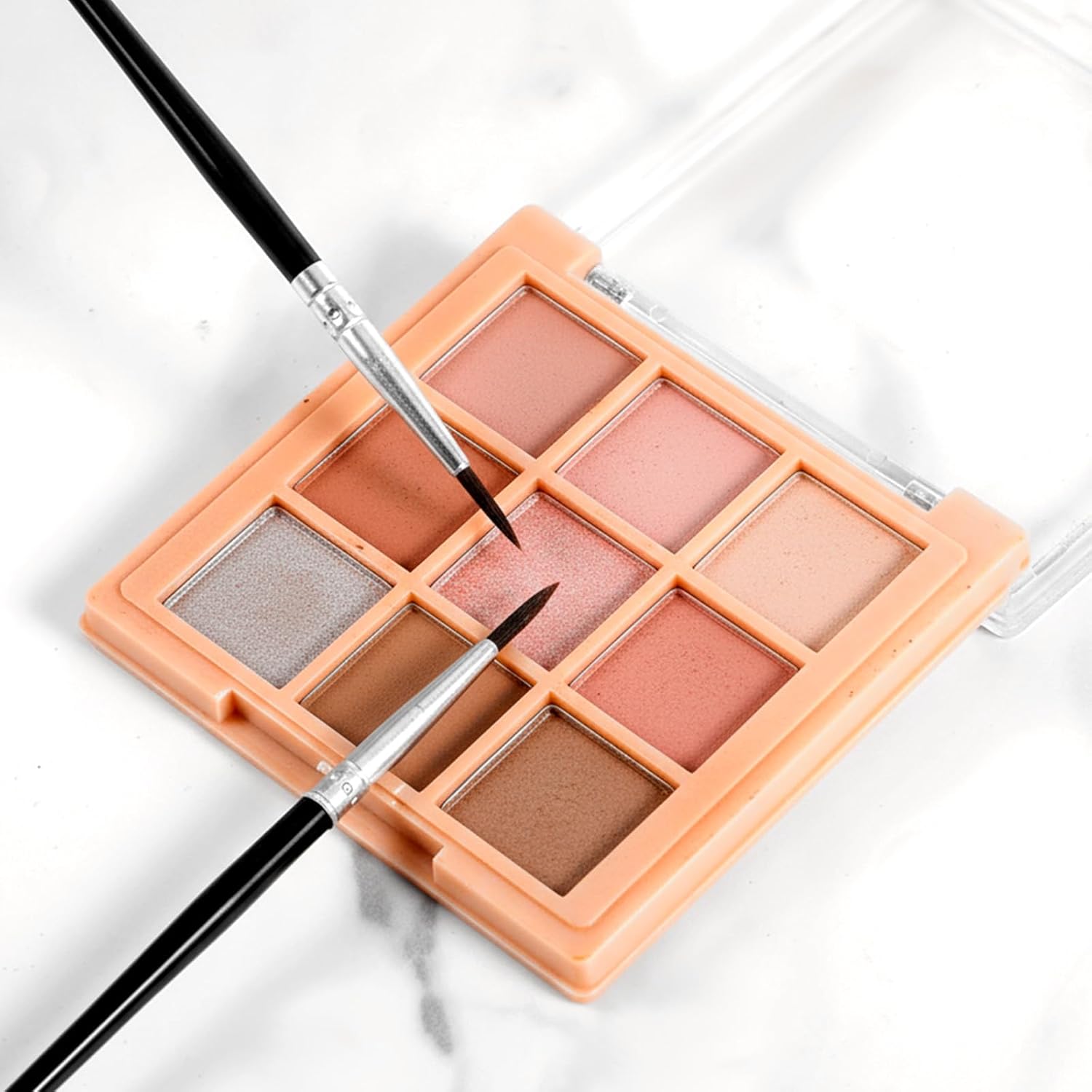 8 PCS Ultra Fine Point Eyeliner Brushes, Portable Eye Liner Makeup Tools for Women, Thin Eyeliner Gel Foundation Brushes, Cosmetic Liner Wands to Accurately Apply Gel and Wet Powder