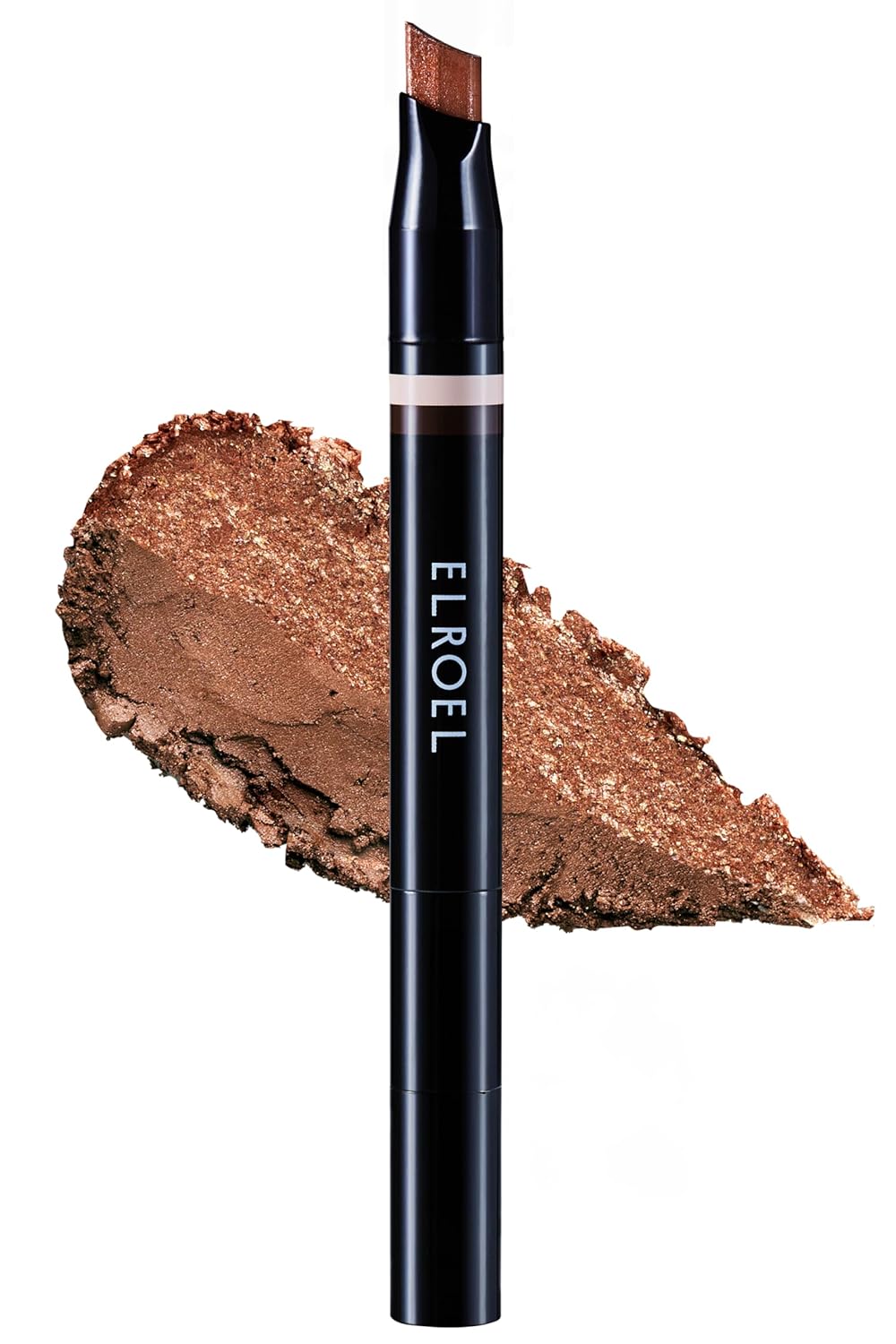 Blanc Double Shadow Stick - 48HR Long Lasting Dual-Tone Eye Shadow Pencil - Combines Glitter w/Soft Matte or Shimmer - Waterproof & Smudge-Proof Eyeshadow Makeup 0.05 oz (#08 Popping-Candy)