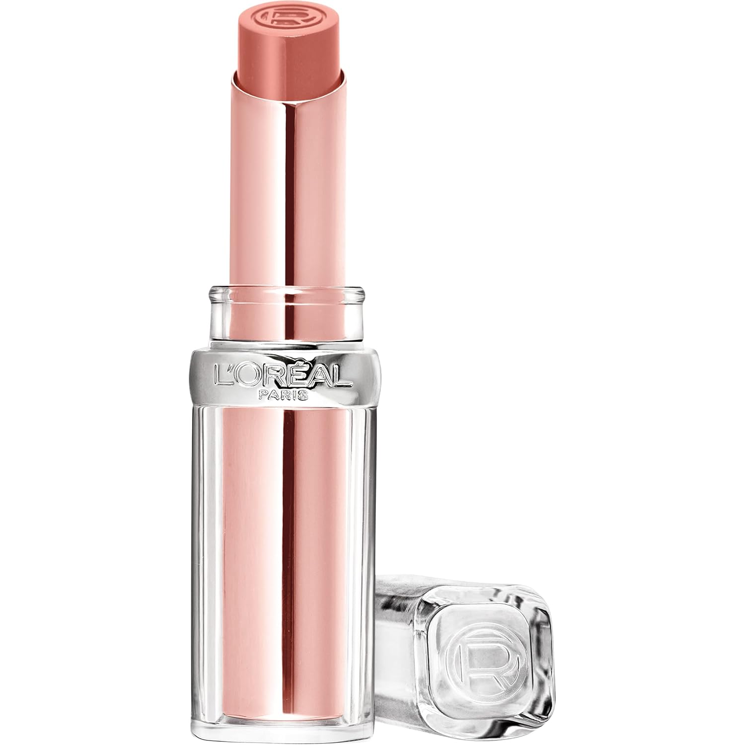 L'Oreal Paris Glow Paradise Hydrating Balm-in-Lipstick with Pomegranate Extract, Nude Heaven, 0.1 Oz