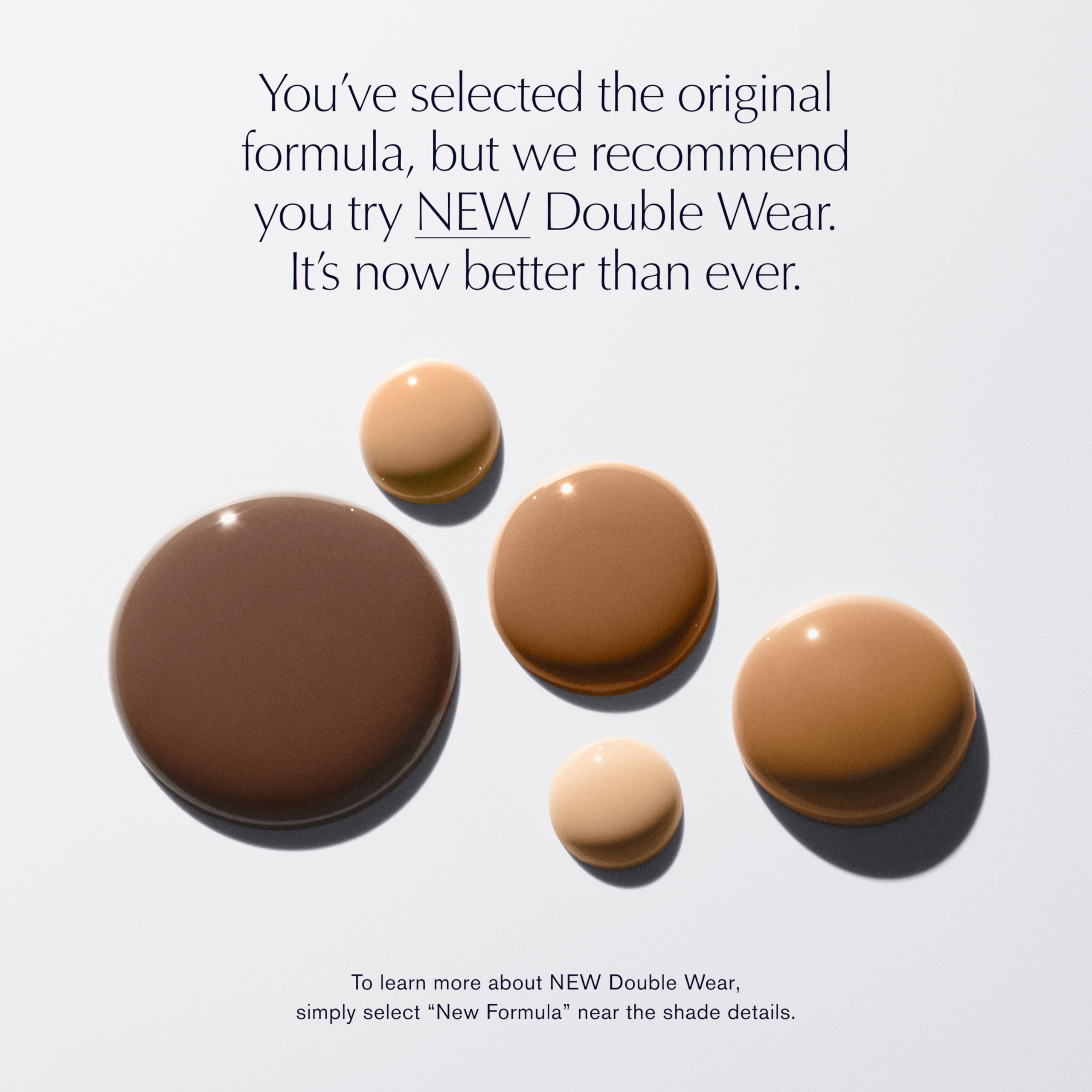 Estée Lauder Double Wear Stay-in-Place 24-Hour Long-Wear Matte Foundation Makeup | Original Formula 1 Fl Oz, 3N1 Ivory Beige