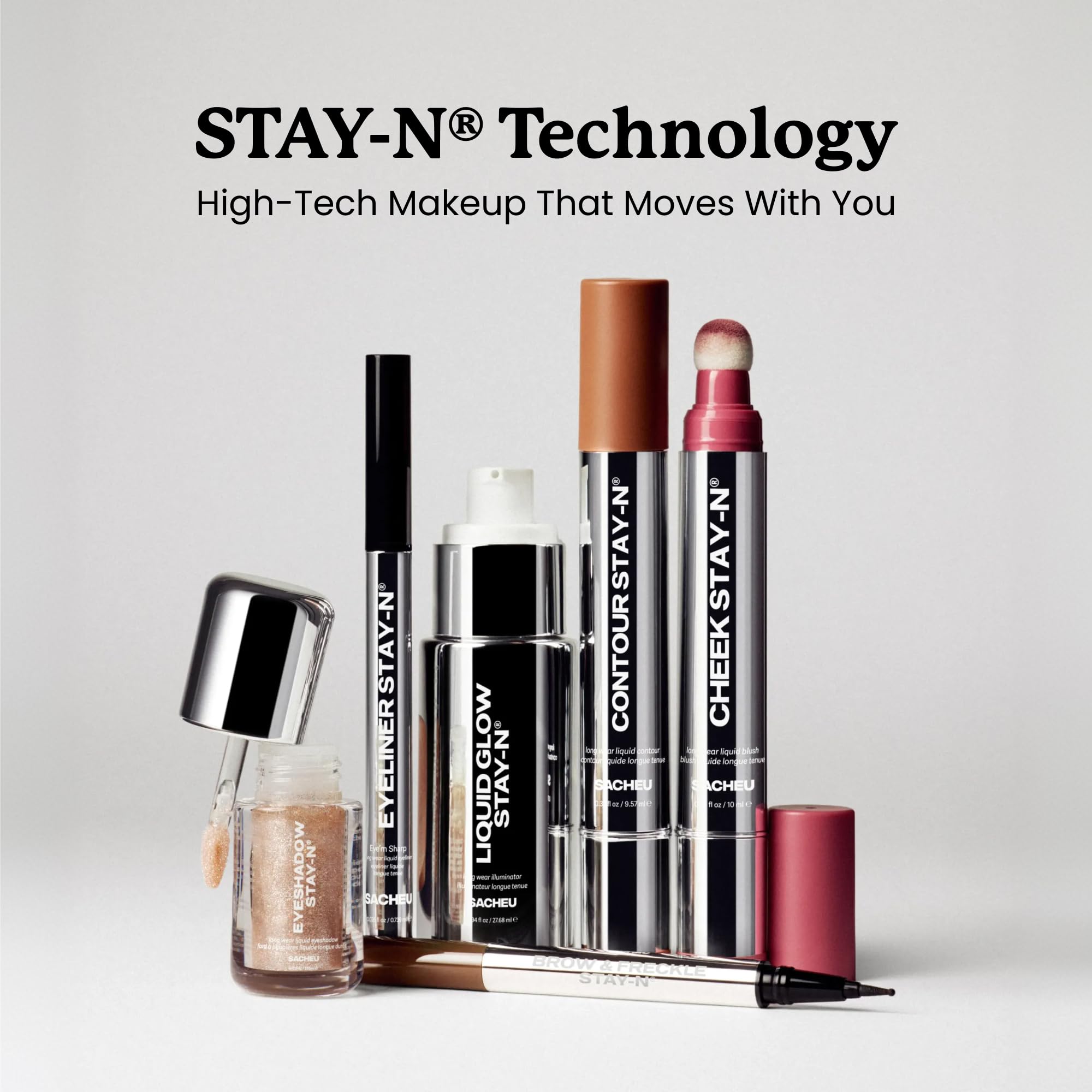 Sacheu Cheek STAY-N Liquid Blush for Cheeks — High Pigment, Buildable, Lightweight Cream Blush for Dewy & Radiant Flushed Cheeks — Long-lasting & Cruelty Free, I'm Guilty