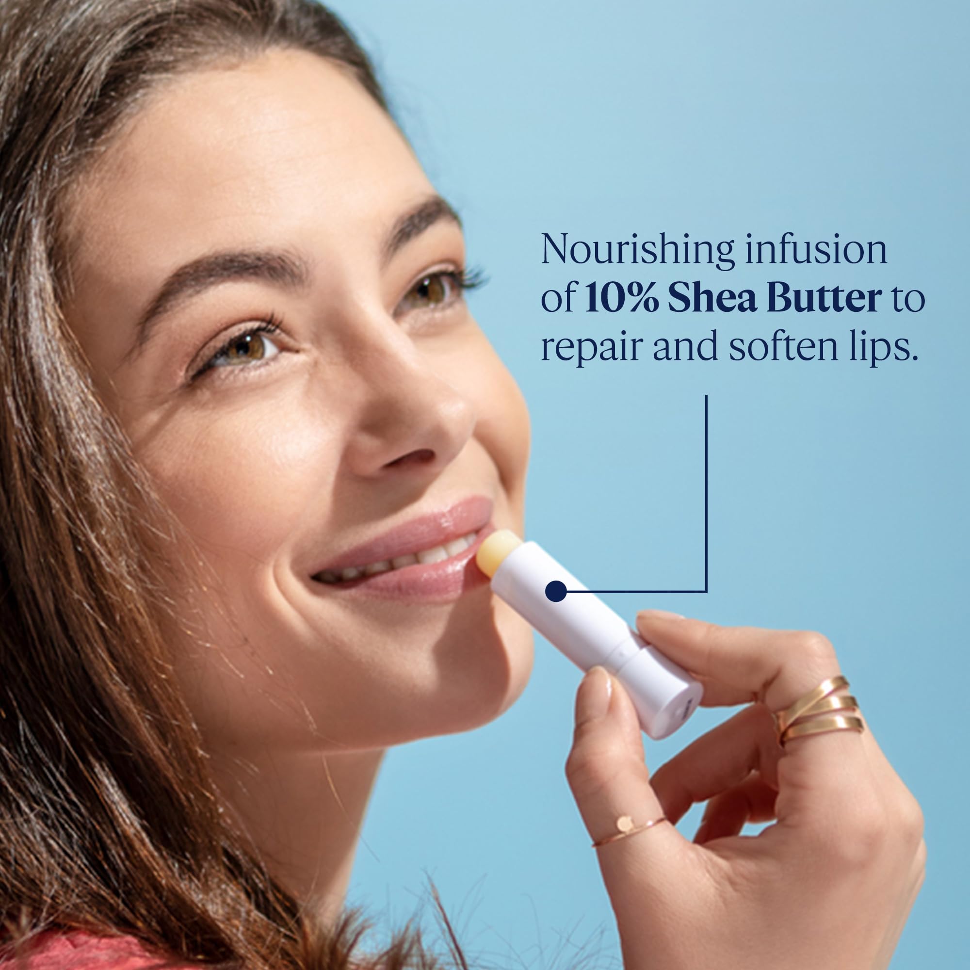 L'OCCITANE 10% Organic Shea Butter Ultra Rich Lip Balm Stick, Moisturizes, Nourishes, Repairs & Softens Dry, Chapped Lips, Long Lasting, Vegan