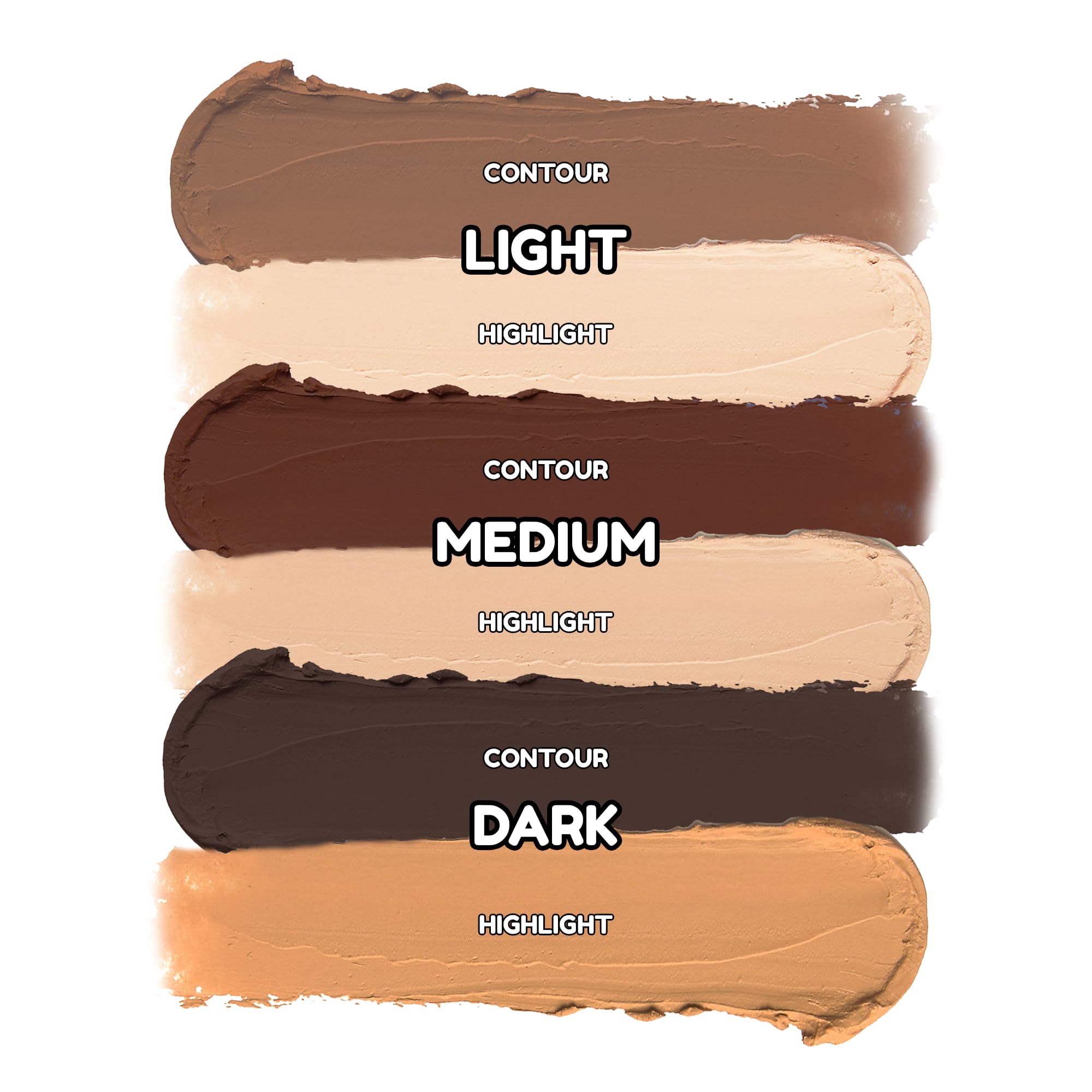 KimChiChic Beauty Effn Sculpt Dual-Ended Highlight & Contour Stick, Creamy & Blendable Formula with Mango Seed Butter, Vitamin E & Sweet Almond Oil, Cruelty-Free, Light