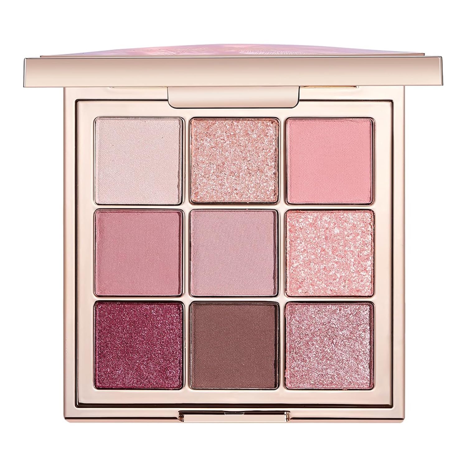 9 Colors Eyeshadow Palette, Matte & Shimmer & Glitter Eye Shadow, Highly Pigmented Silky Smooth Powder Waterproof Long Lasting Makeup Palettes. (Color 1)