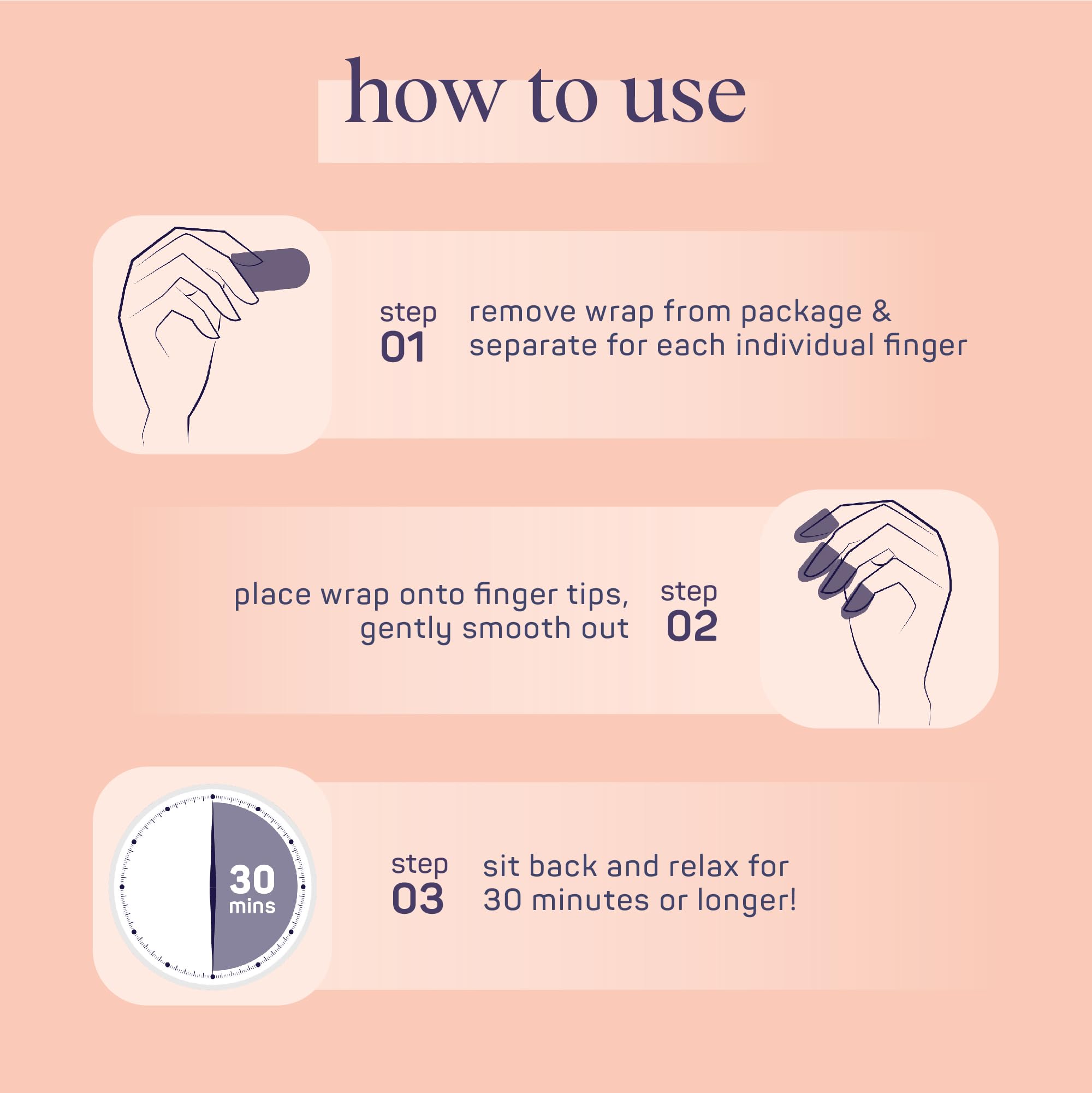 SpaLife Japanese Camellia Oil & Vitamin E Nail Cuticle Wrap 6-Pack (60 Count) - Moisturizing Nail Masks, Dermatologist Recommended, Hydrating Cuticle Repair Mask for Brittle Nails, Nail Spa Treatment