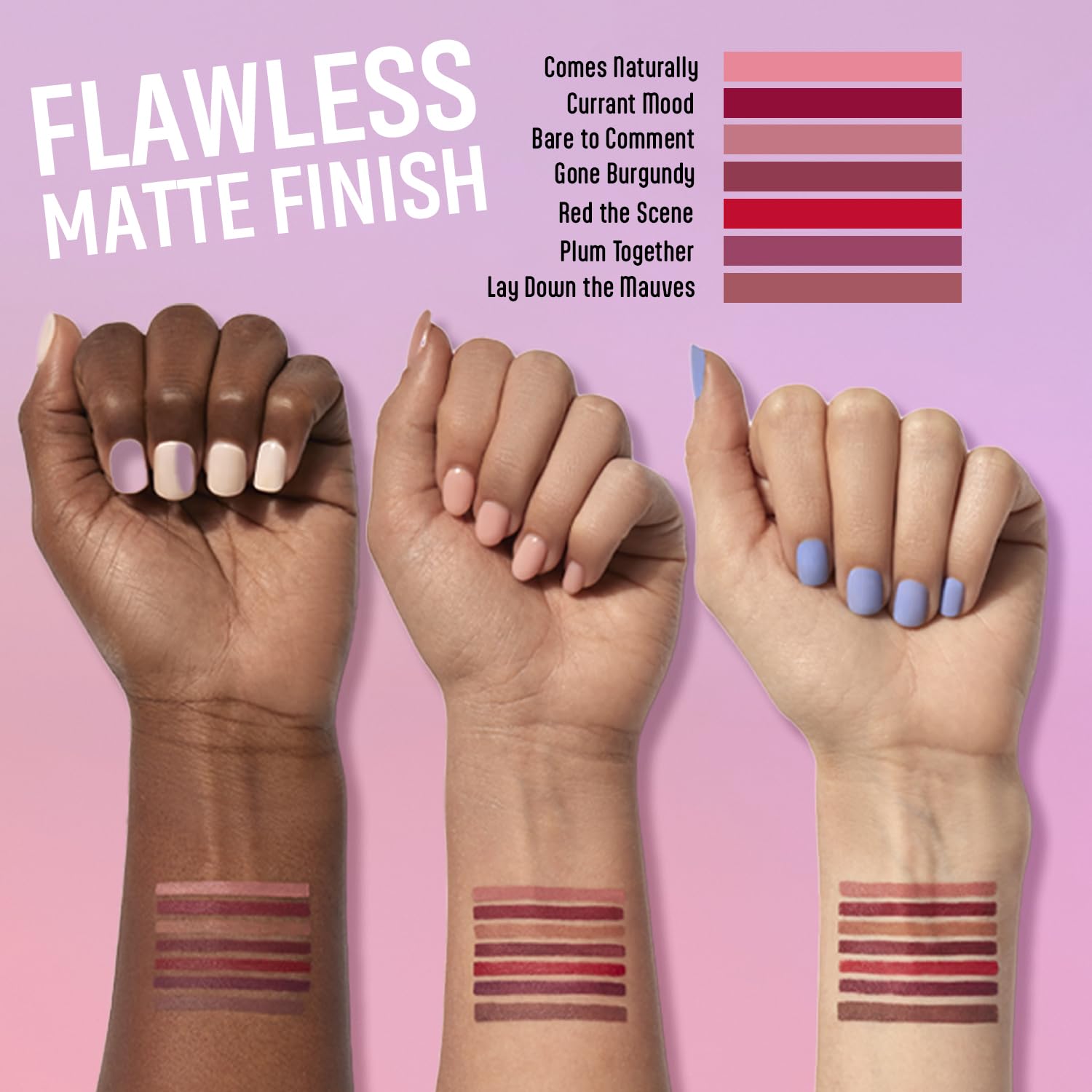 wet n wild Perfect Pout Matte Retractable Gel Lip Liner Pencil, Rich Creamy Long Lasting Color, Well-Defined and Flawless Application, Vegan & Cruelty-Free - Bare To Comment