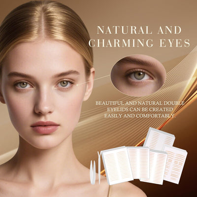 1000 Pcs Eyelid Lifter Strips, Invisible Eyelid Tape for Hooded Eyes, Hypoallergenic Fiber,Ultra Thin Long,Lasting Double Eyelid Tape,Suitable for Hooded, Monolids