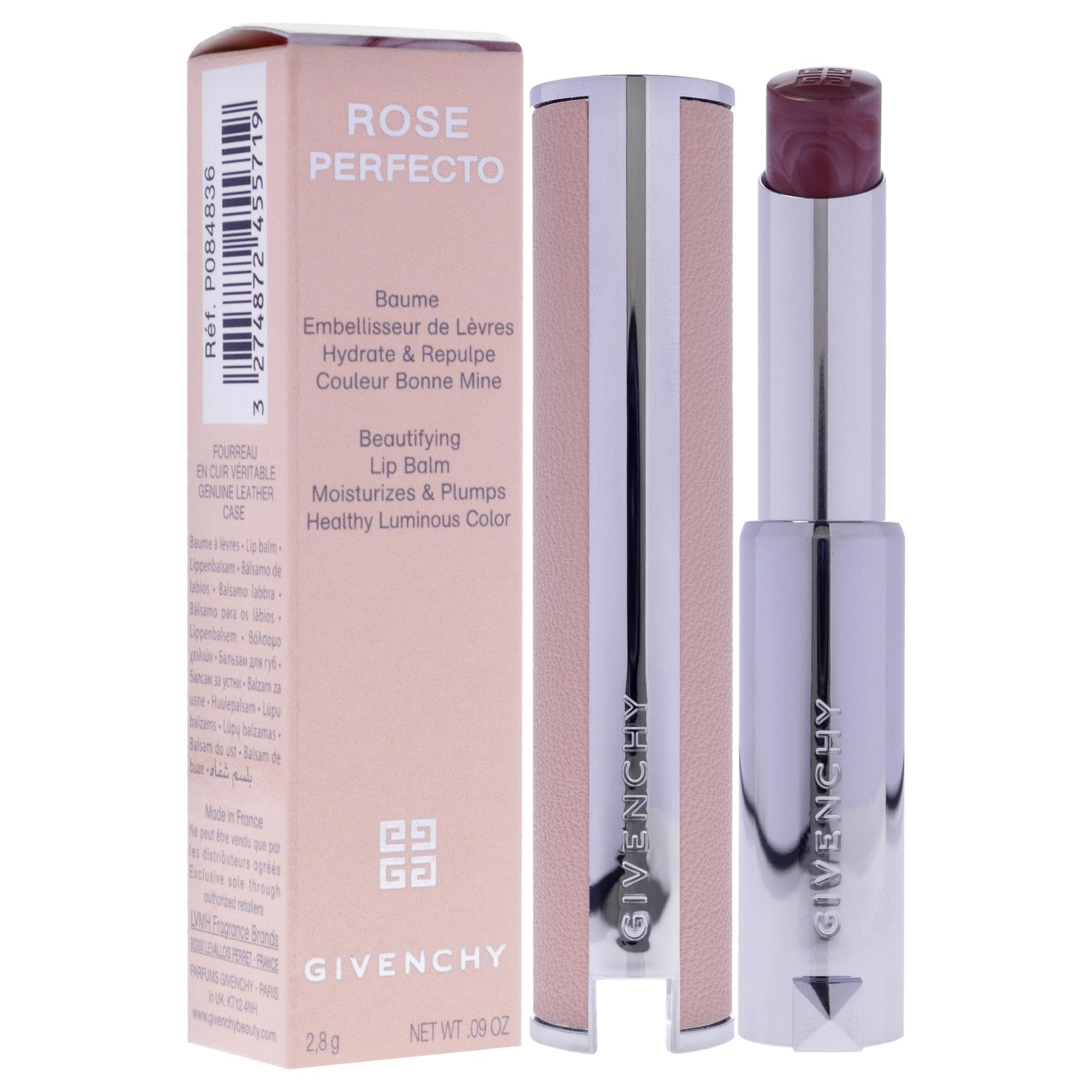Rose Perfecto Plumping Lip Balm - N102 Feeling Nude by Givenchy for Women - 0.09 oz Lip Balm
