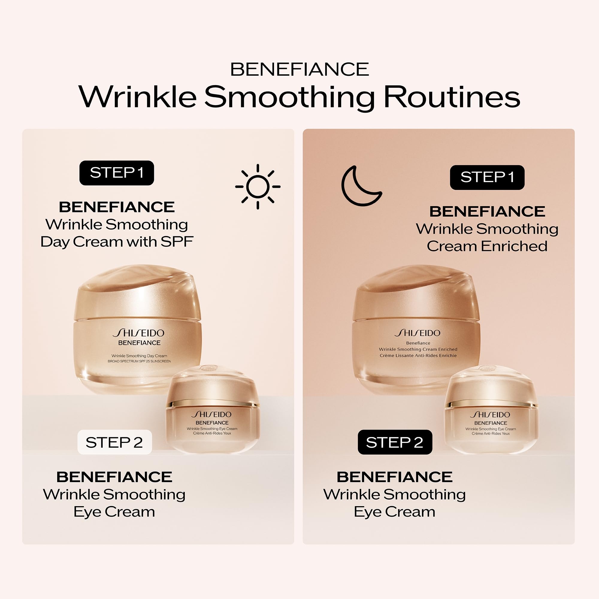Shiseido Benefiance Wrinkle Smoothing Eye Cream - 15 mL - Visibly Improves Five Types of Eye Wrinkles, Dark Circles & Puffiness - 48-HR Hydration - All Skin Types - Non-Comedogenic