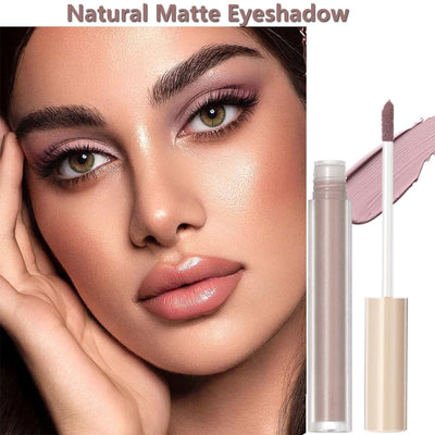 Nude Purple Matte Liquid Eyeshadow Primer Base, Smooth Cream Shimmer Waterproof Eye Shadow Pencil Palette,Quick Lrying And Long Lasting (Naked Purple 1#)