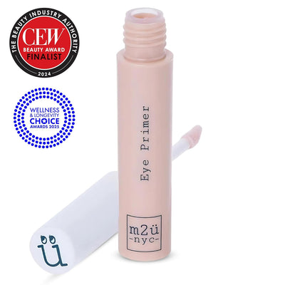 M2U NYC Hydrating Eye Primer – Preps Eyelids for Intense Eyeshadow Colors, Long-Lasting, Crease-Free Wear, Smudge-Proof, Lightweight Eye Shadow Primer - Non-Greasy Gripping Formula for Wrinkle-Filling