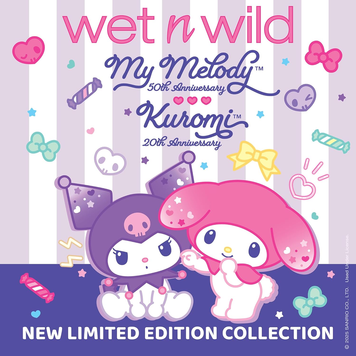 wet n wild My Melody and Kuromi Glitter Mascara & Lash Curler Set - Rebel Chic