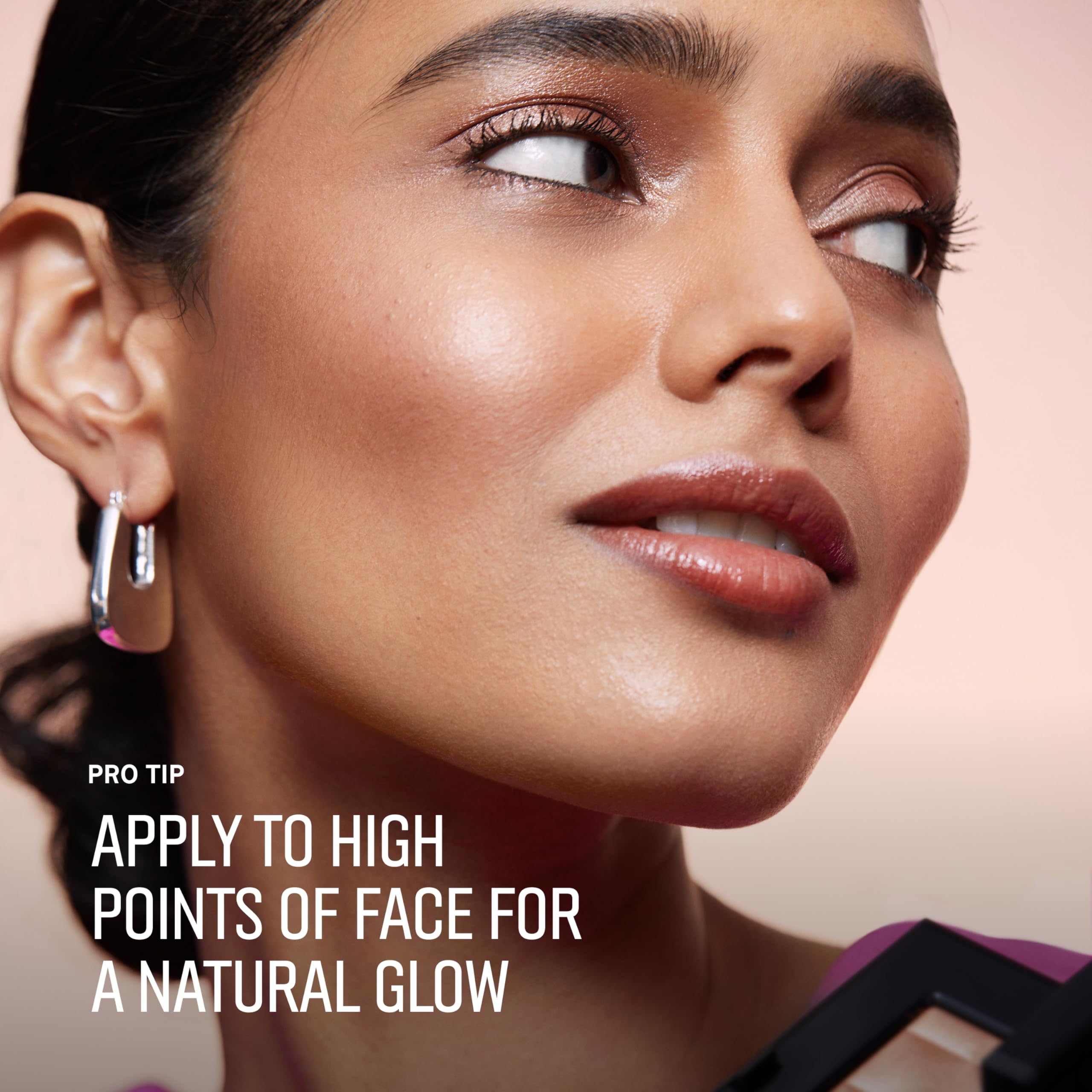 Bobbi Brown Highlighting Powder | Pearl-Infused Highlighter Makeup For Luminous Cheeks & Eyes | Gel-Powder Hybrid, 0.28 Ounce, Pink Glow #1