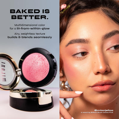 Milani Rose Blush, Powder Blush for Cheeks, Cruelty Free Makeup - Shape, Contour & Highlight Face for a Natural Matte Finish -Wild Rose