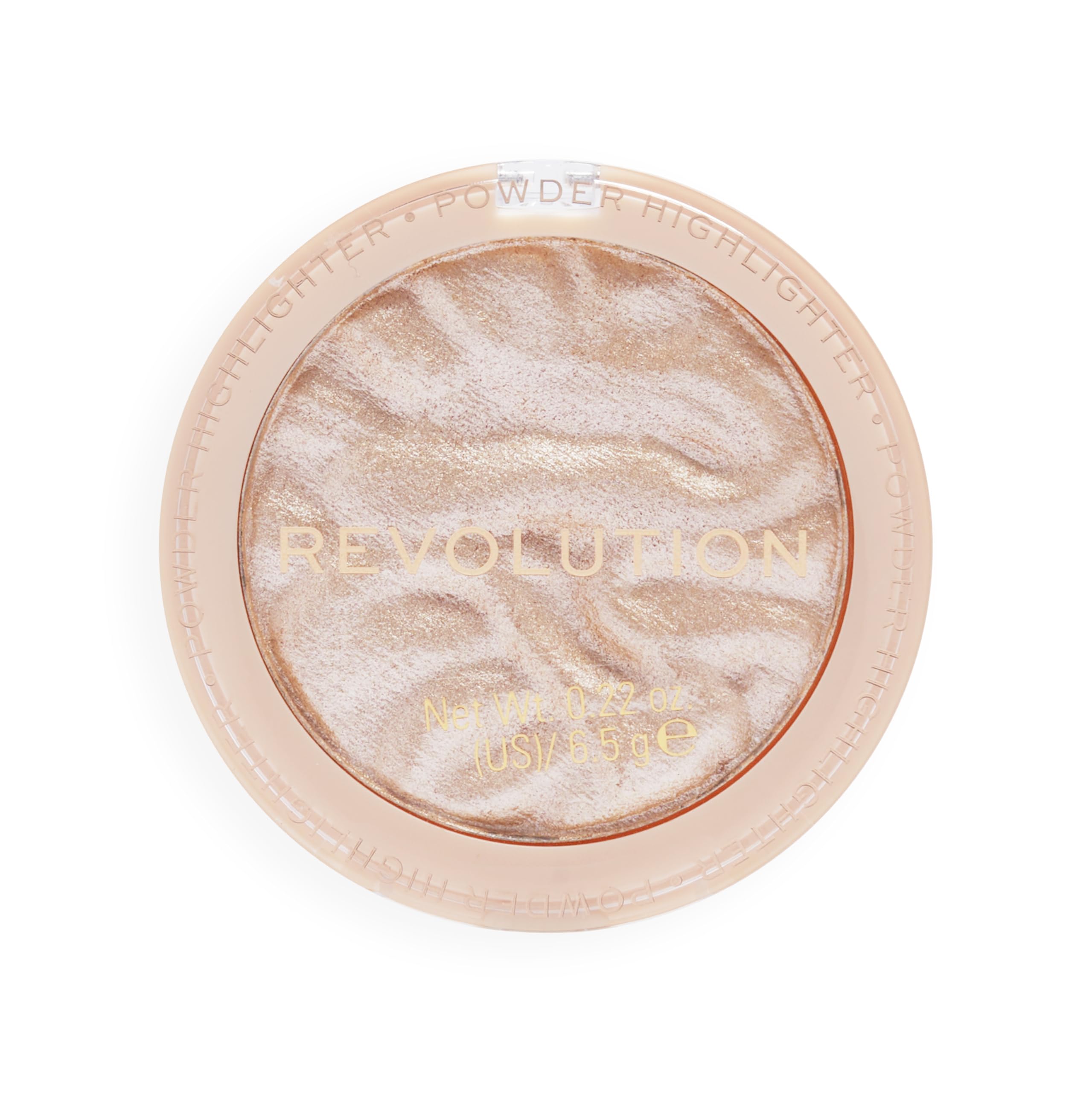 Revolution, Reloaded Pressed Powder Highlighter, Intensely Pigmented for a High-Impact Dewy Finish, Dare to Divulge, 0.22 oz
