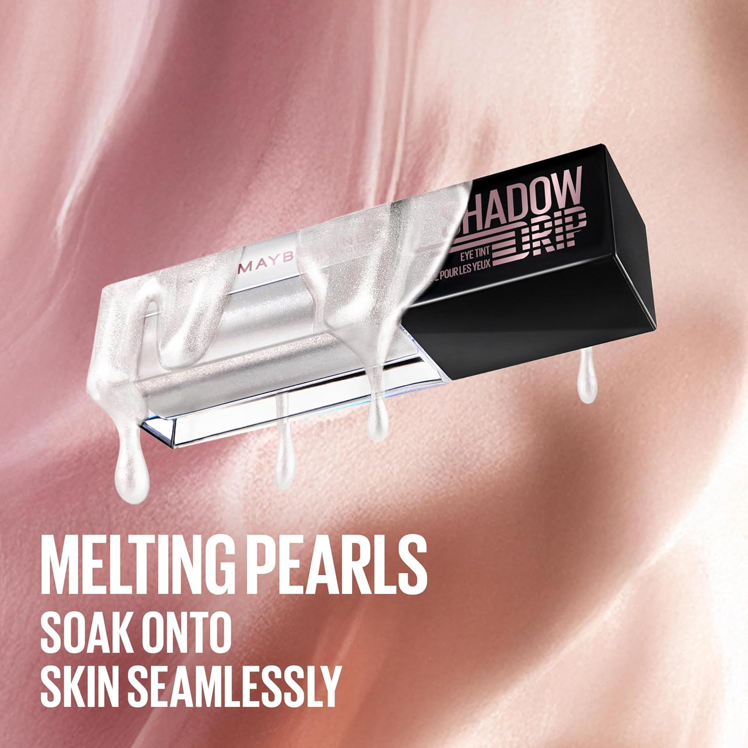 MAYBELLINE Shadow Drip Eye Tint Liquid Eyeshadow, High-Impact, Lightweight Shimmer Eye Shadow with Up To 16HR Wear, Bronze Drip, 1 Count