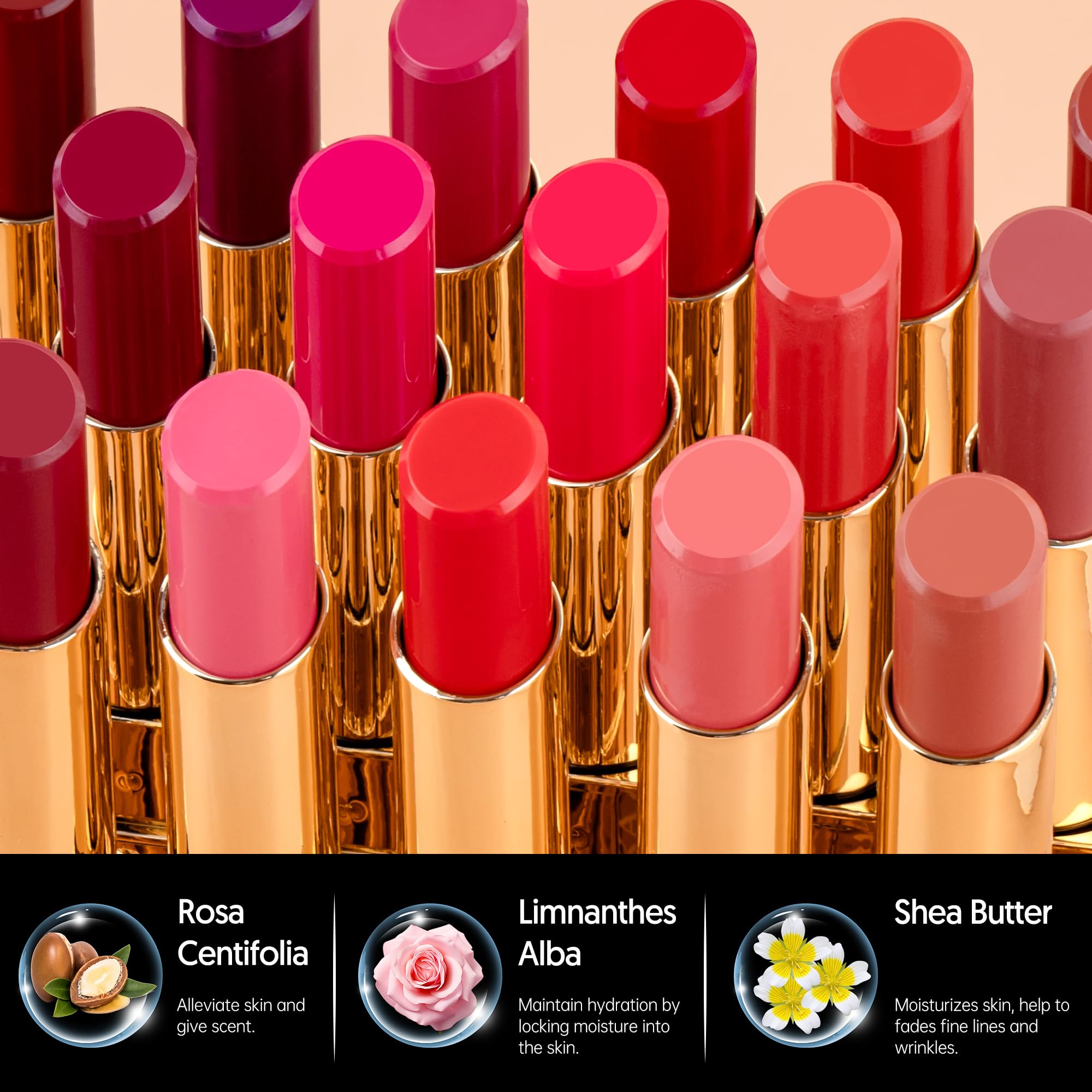 MAKI YIKA Moisture Berry Red Lipstick for Women Hydrate Tinted Lip Balm for Mother's Day Dry Cracked Lips Sheer Lipstick Lip Tinted Glossy Finish,MA057 Yummy Berry