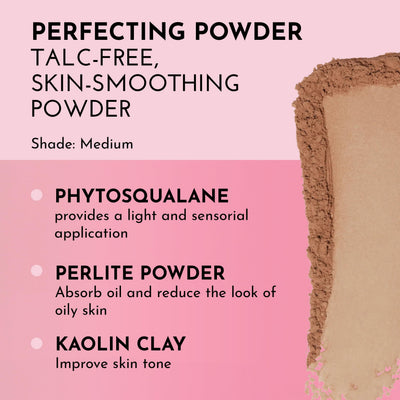 LAWLESS Women's Talc Free Skin Smoothing Powder, Medium, 0.34 Ounce