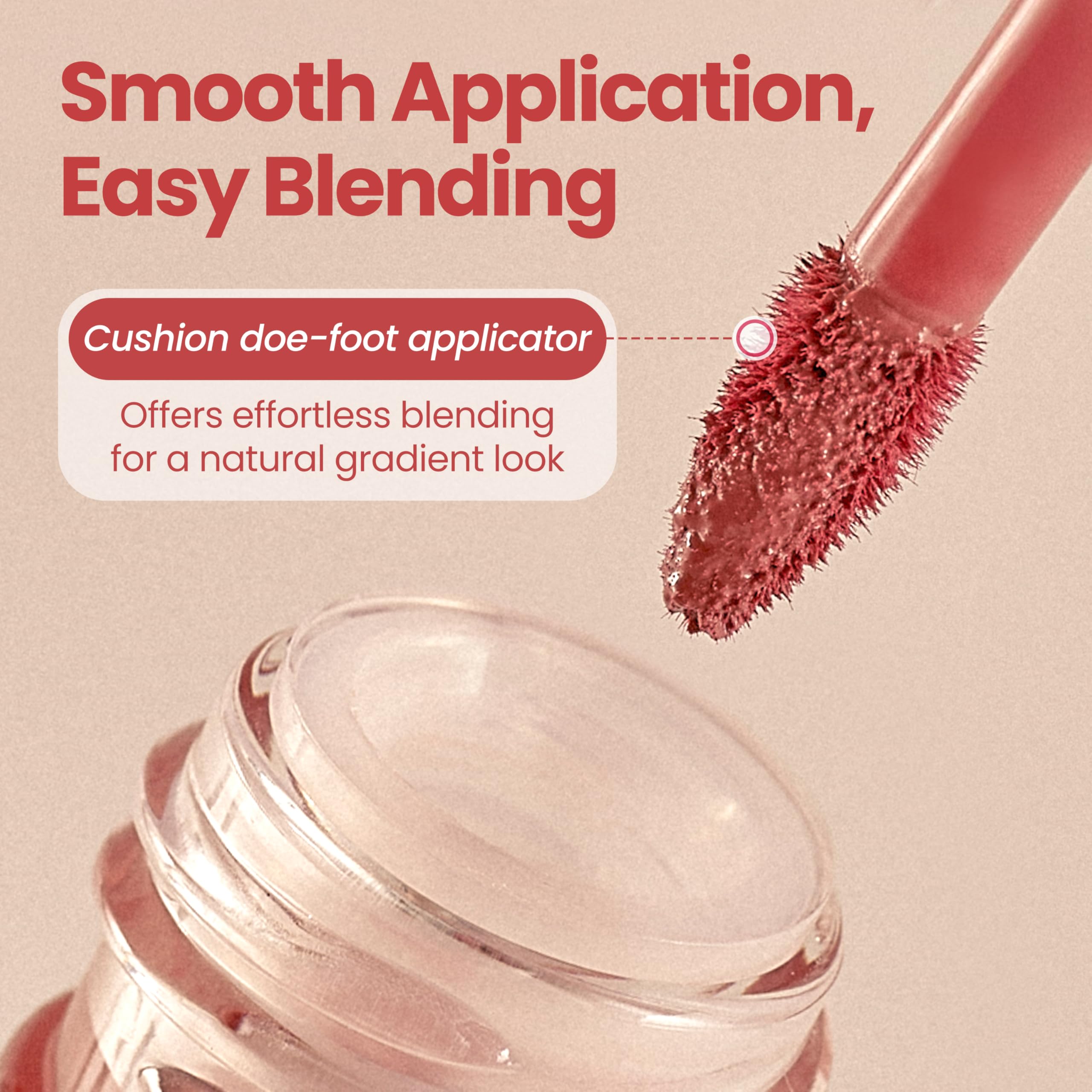 Peripera Ink the Velvet Lip Tint - High Pigment Color, Longwear, Weightless, Not Animal Tested, Gluten-Free, Paraben-Free (027 STRAWBERRY NUDE)